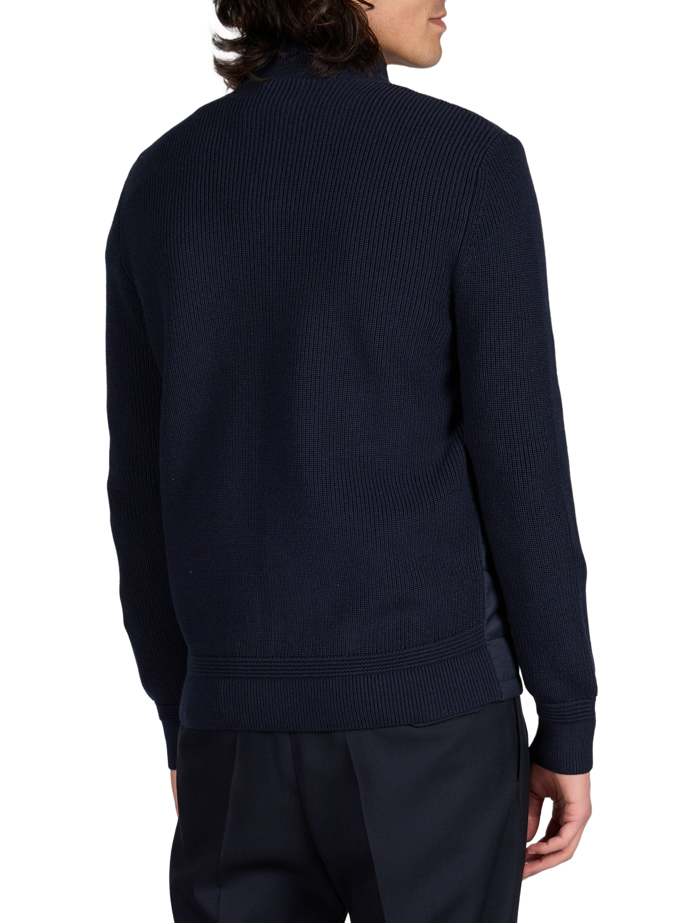 Bi-material jacket WINDSOR Blue