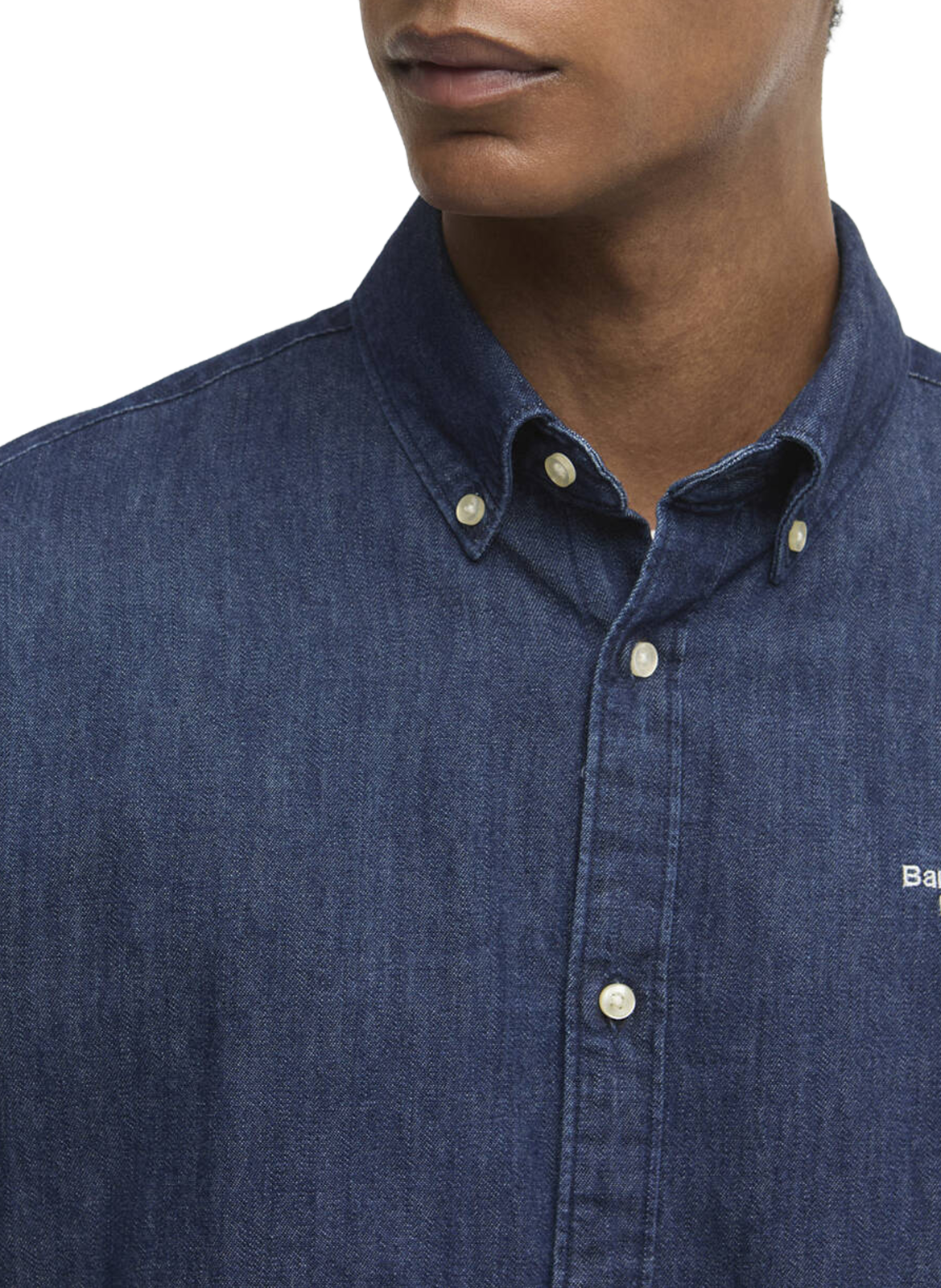 Chemise ajustée en coton BARBOUR Bleu