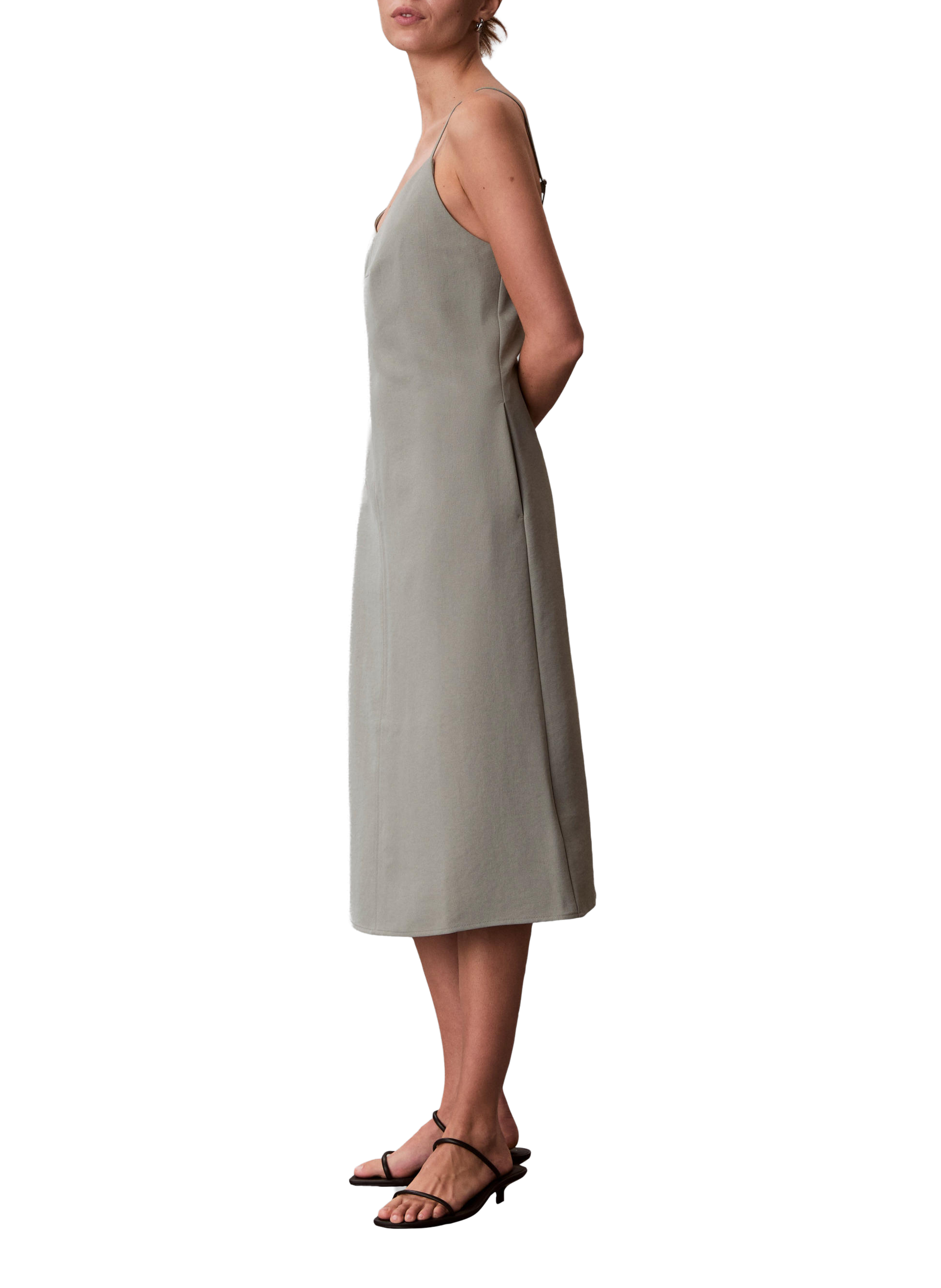 Robe tube mi-longue CALVIN KLEIN Gris