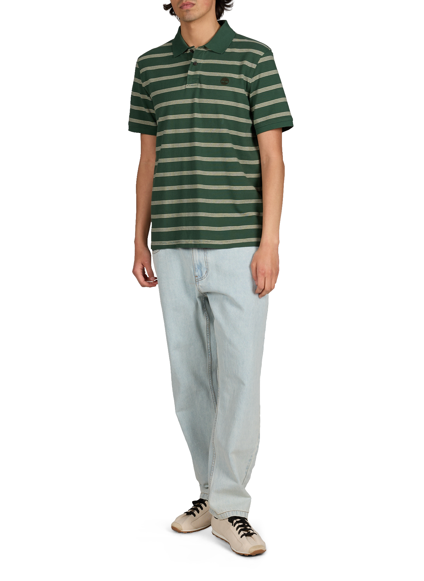 Polo à rayures TIMBERLAND Vert