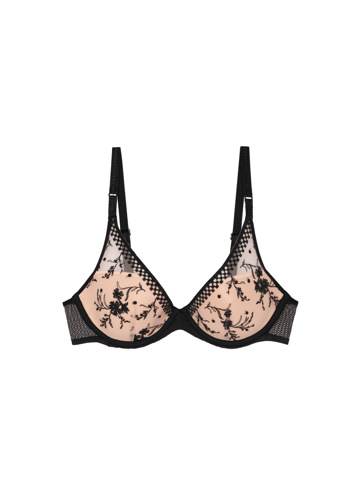 Floral lace bra PASSIONATA Beige