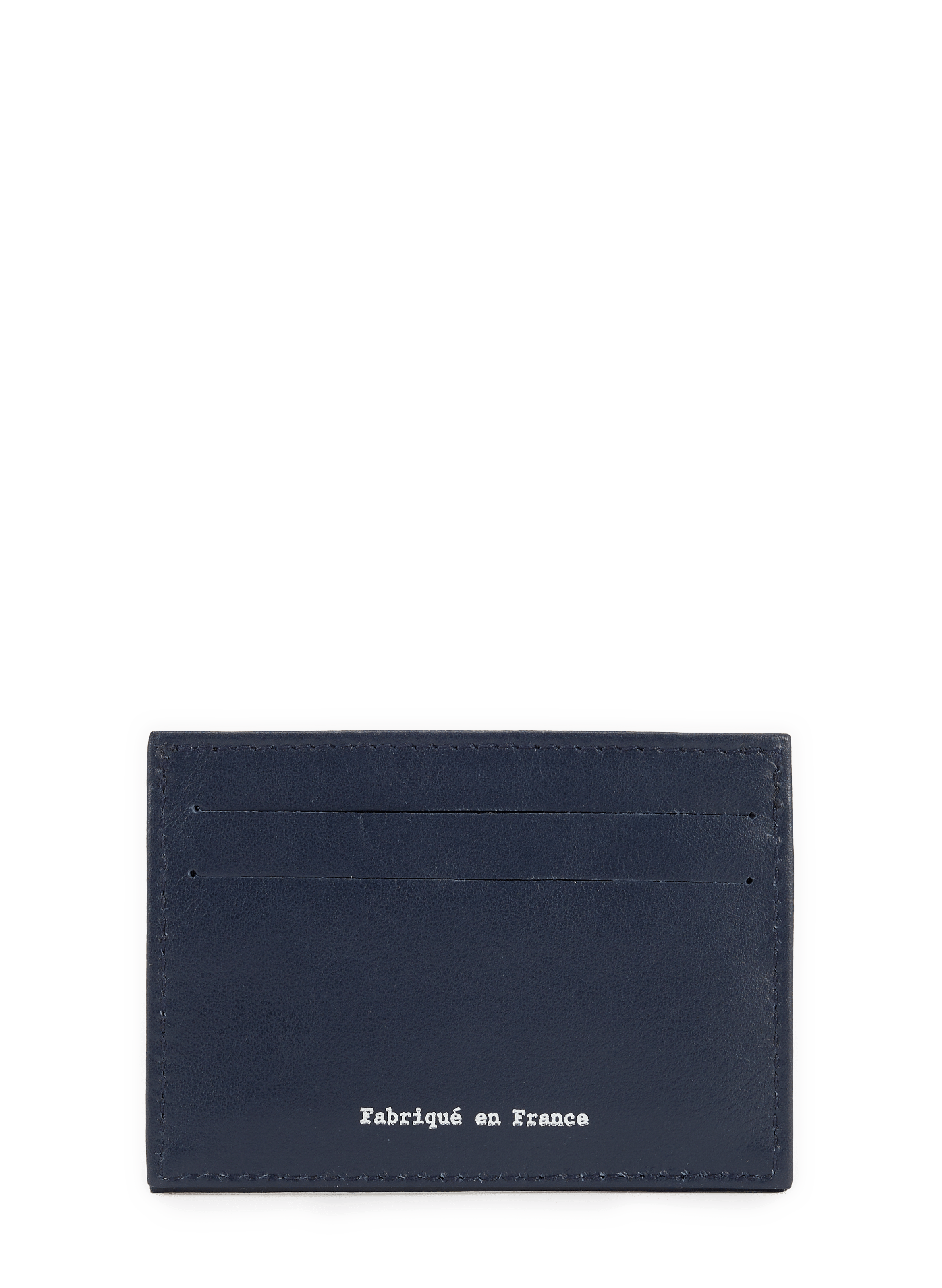  Leather card holder SAISON 1865 Blue