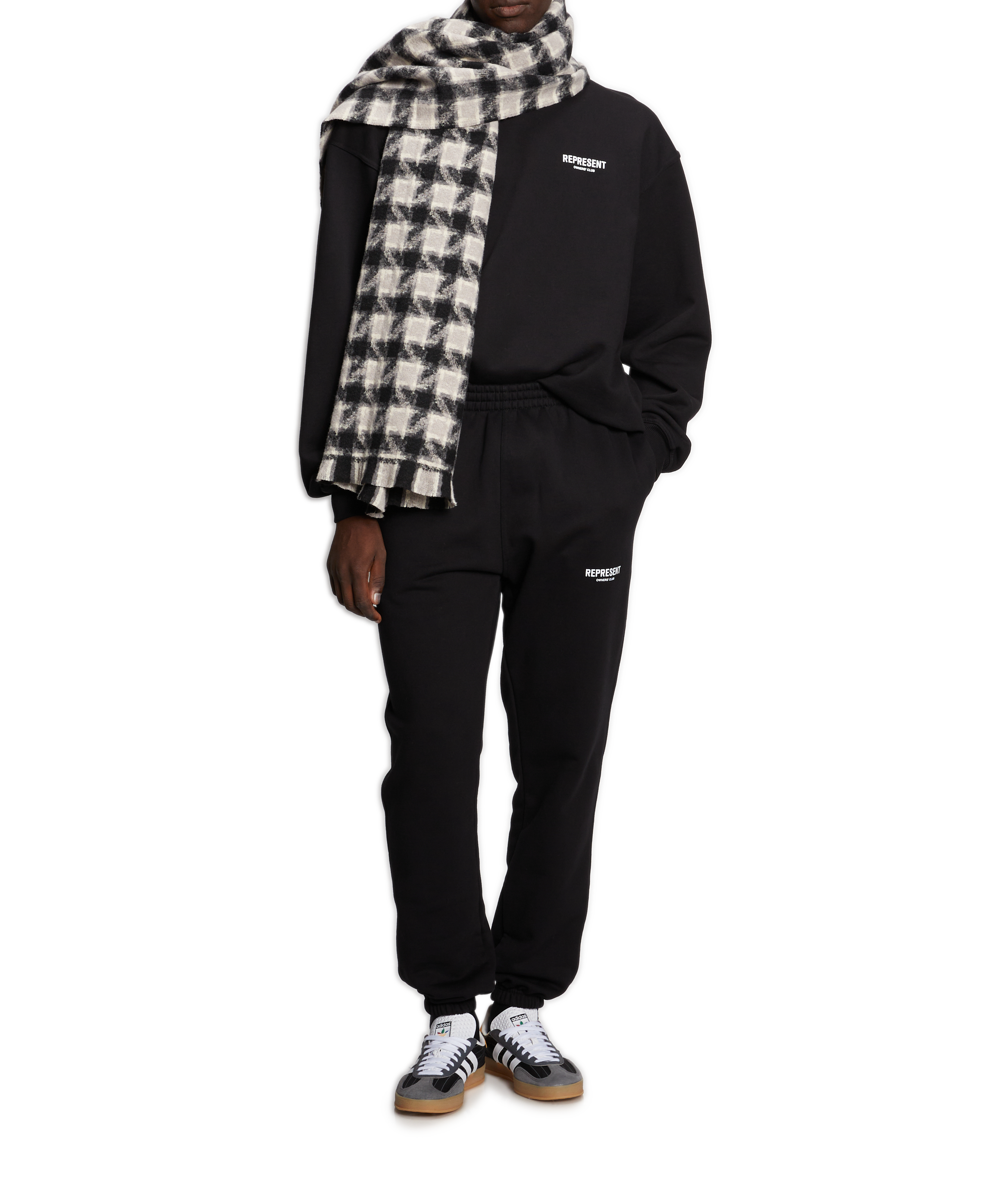 Pantalon de survêtement coton REPRESENT Noir