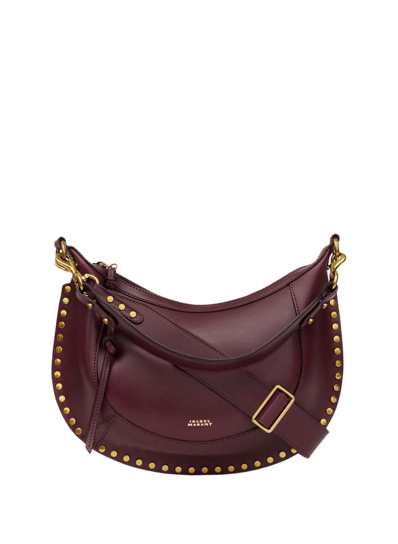 Naoko studded smooth leather handbag ISABEL MARANT Red