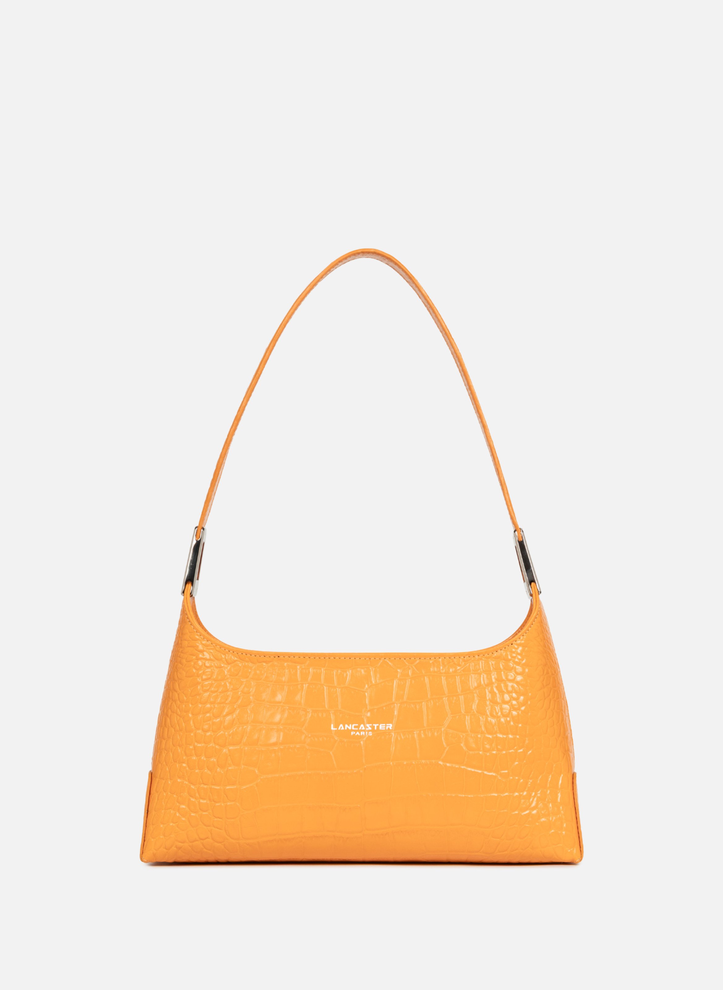 Handbag - exotic lézard & croco fr LANCASTER Yellow