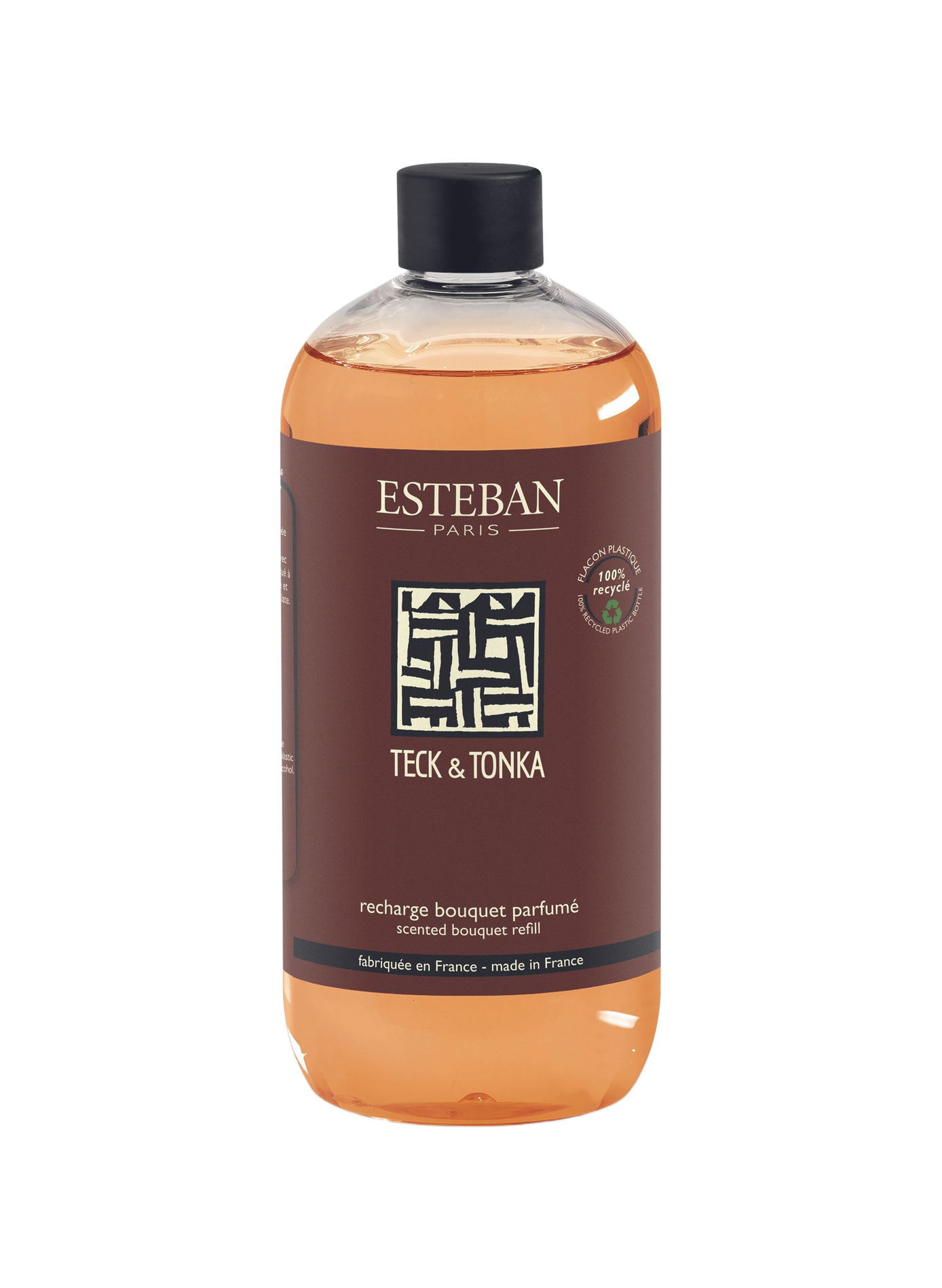 Recharge de parfum Teck & Tonka 500 ml ESTEBAN Marron