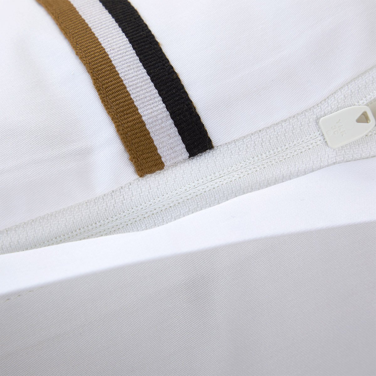 Taie d'oreiller en satin de coton, b linea BOSS HOME Blanc