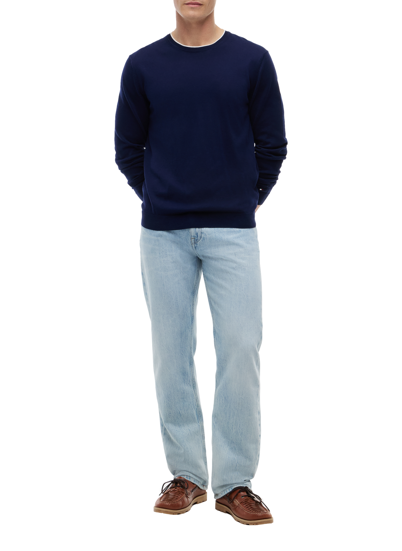 Round neck jumper TOMMY HILFIGER Blue