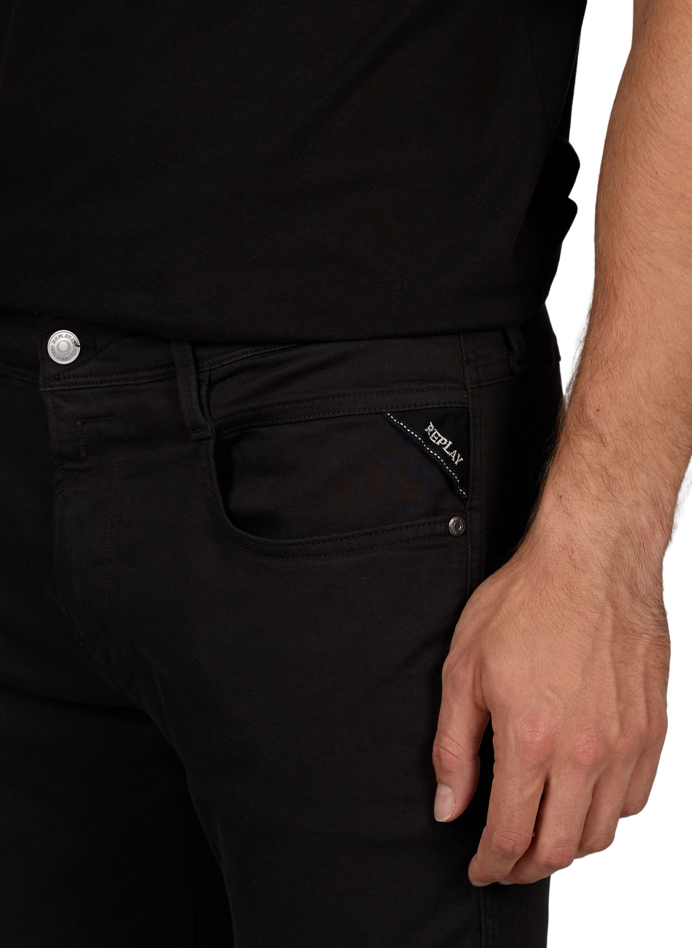 Slim-fit jeans REPLAY Black