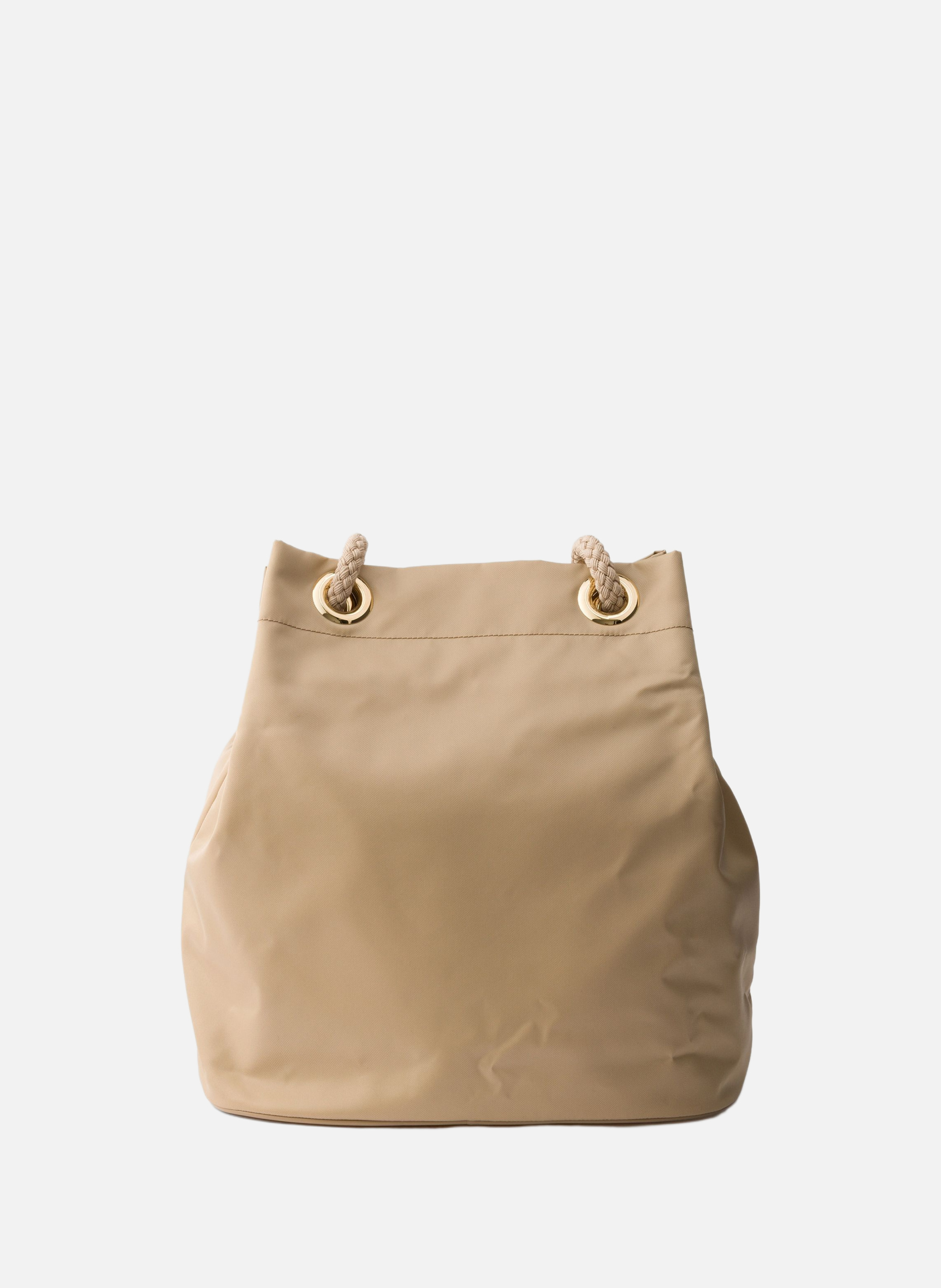 Grand sac seau prada mariner en re-nylon PRADA Marron