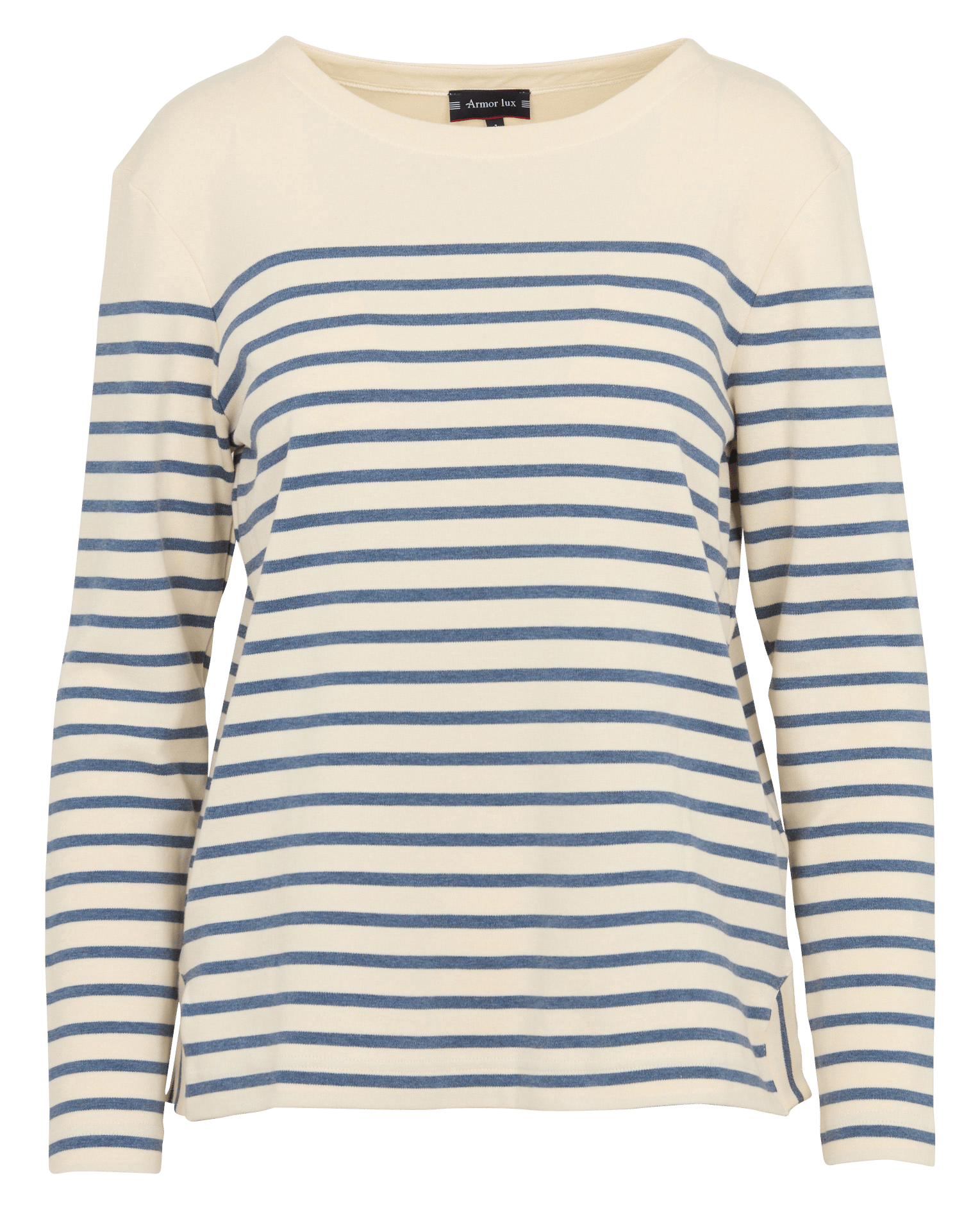 T-shirt manche à rayures en coton ARMOR-LUX Beige