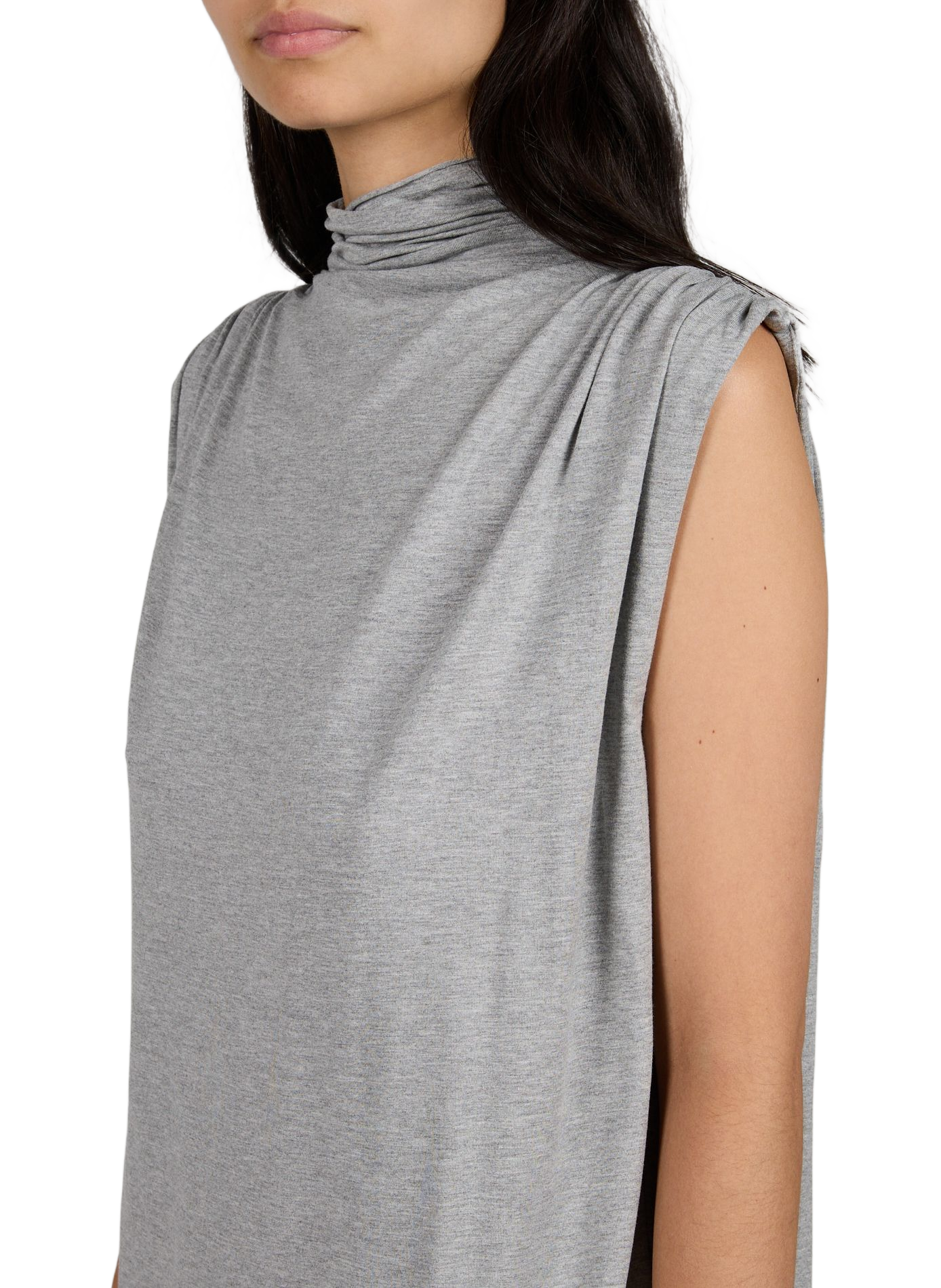 Kurzes Kleid mit Stehkragen GIMAGUAS Grau