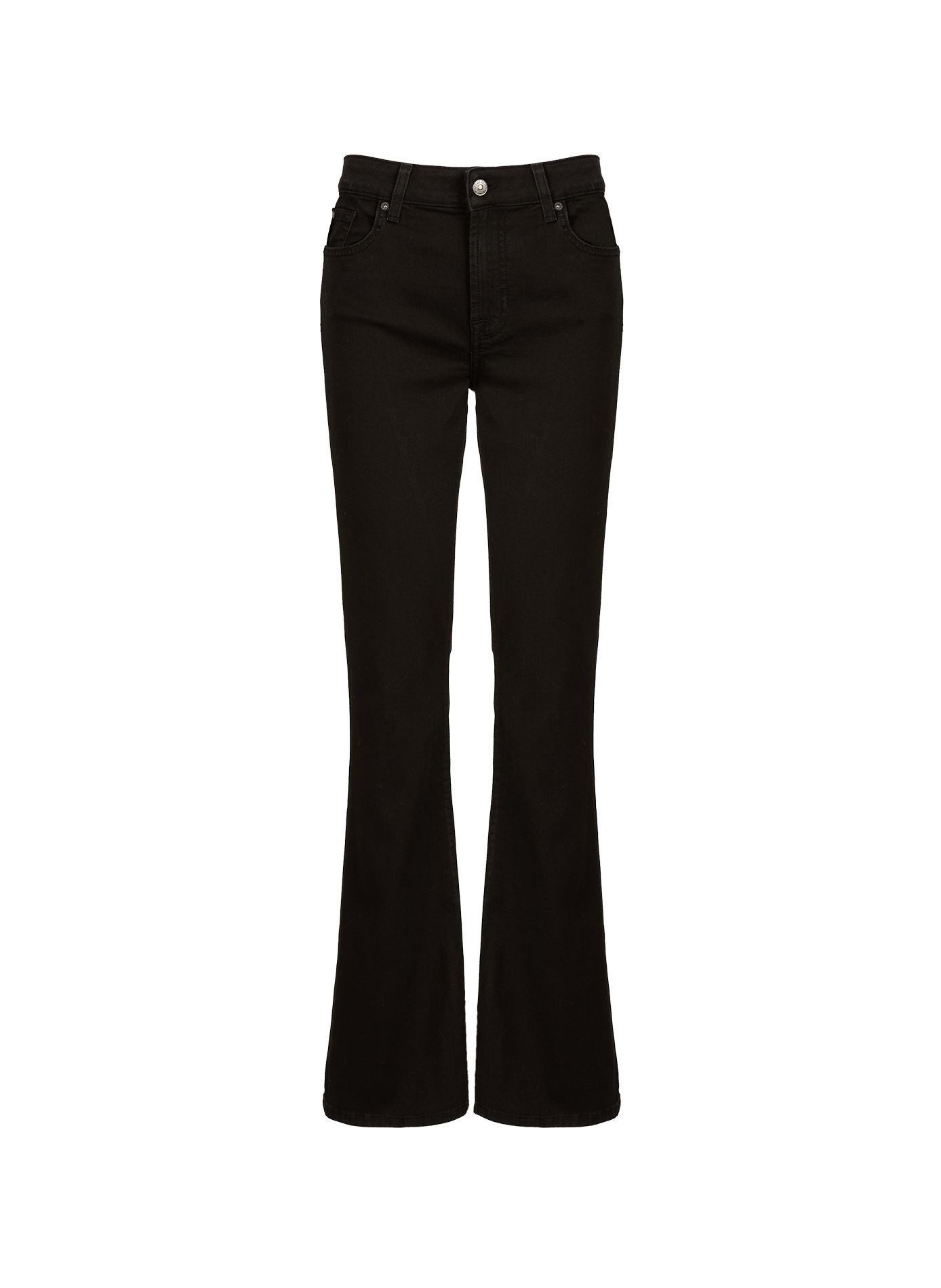 Flare-Jeans aus Baumwollmischung 7 FOR ALL MANKIND Schwarz