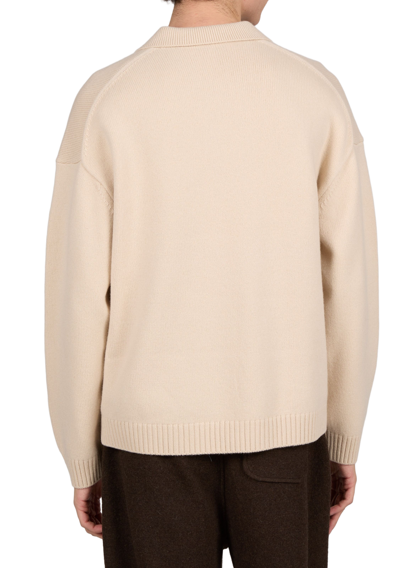 Oversized wool sweater MAISON KITSUNÉ Beige