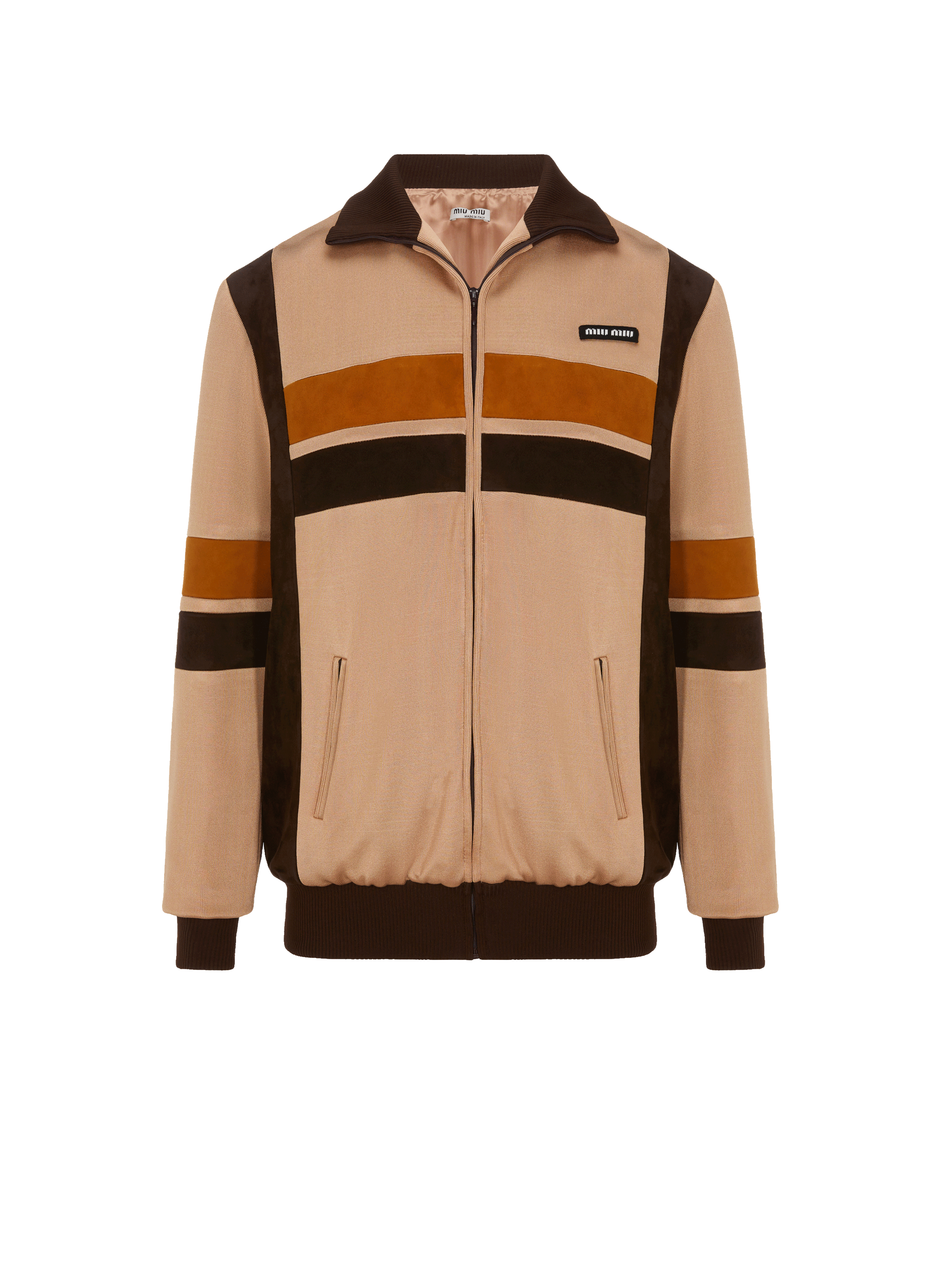 Veste zippée à patch logo