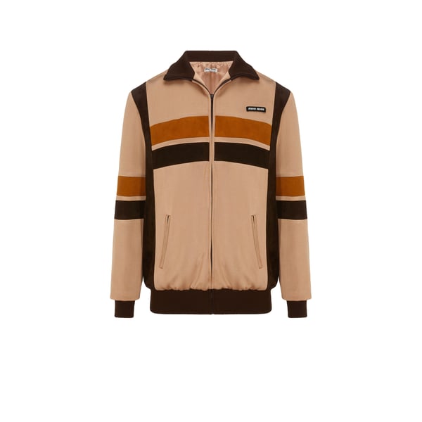 Veste zippée à patch logo