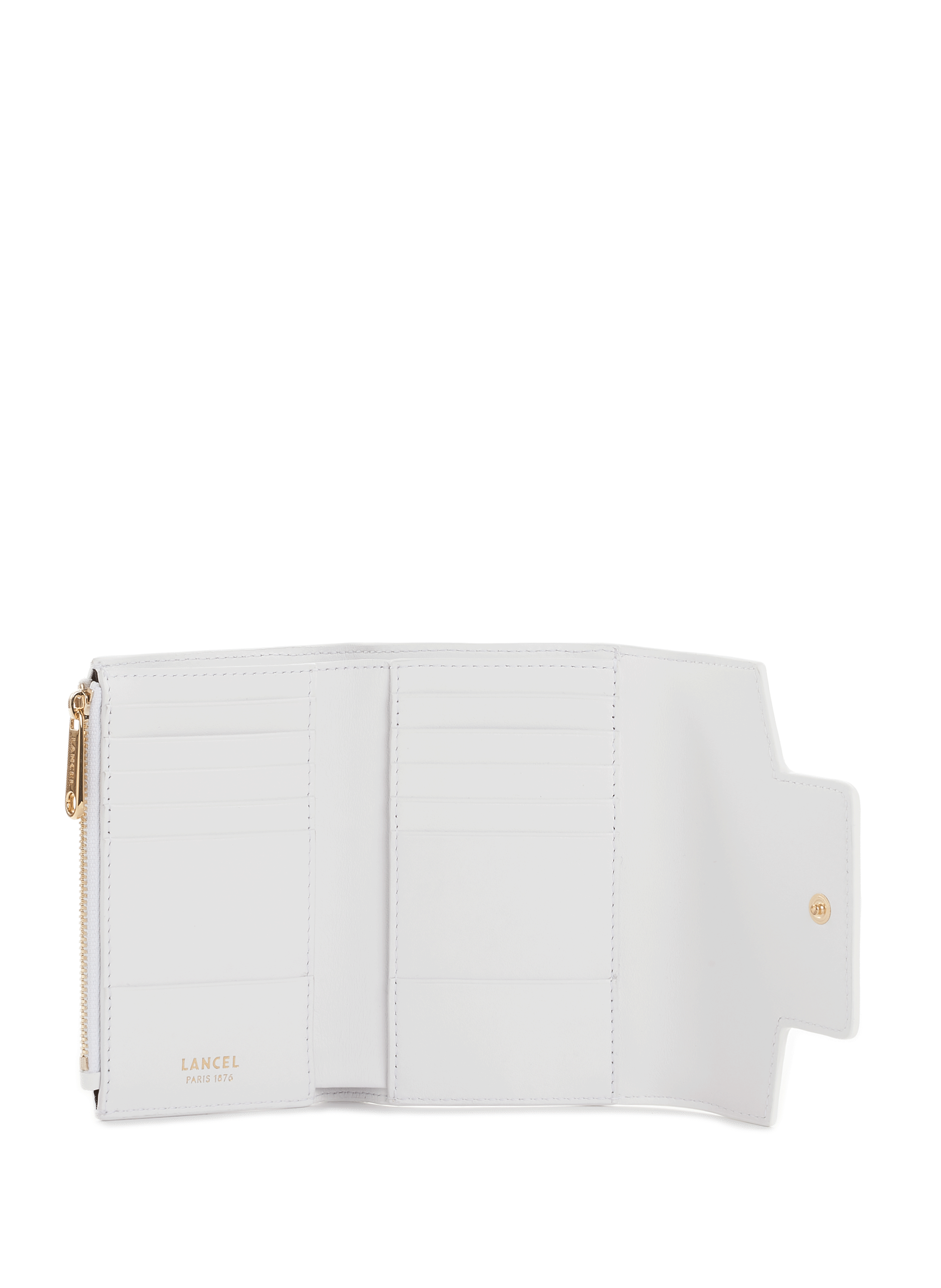 ROXANE de LANCEL - Portefeuille rectangulaire compact rabat