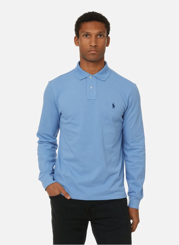 Cotton Pique Polo Shirt Polo Ralph Lauren Men Printemps