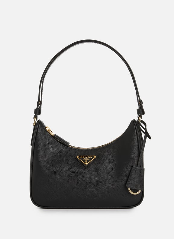 Black Saffiano leather mini bag