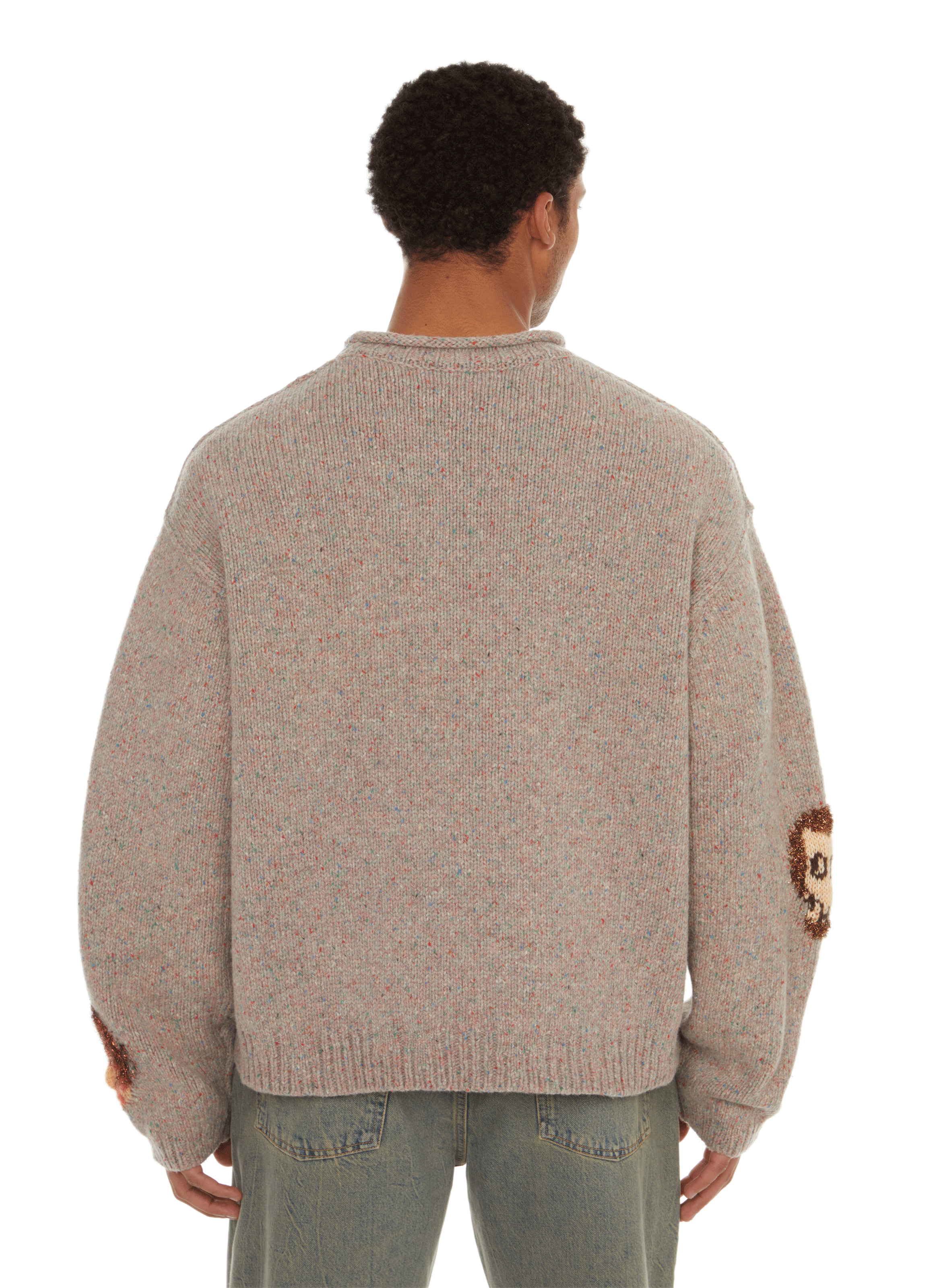 Pull oversize en laine mélangé  ACNE STUDIOS Gris