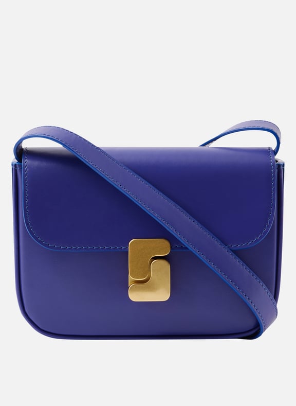 Sac bandoulière en cuir bell Violet by SOEUR SOEUR Sac bandoulière en cuir bell Violet