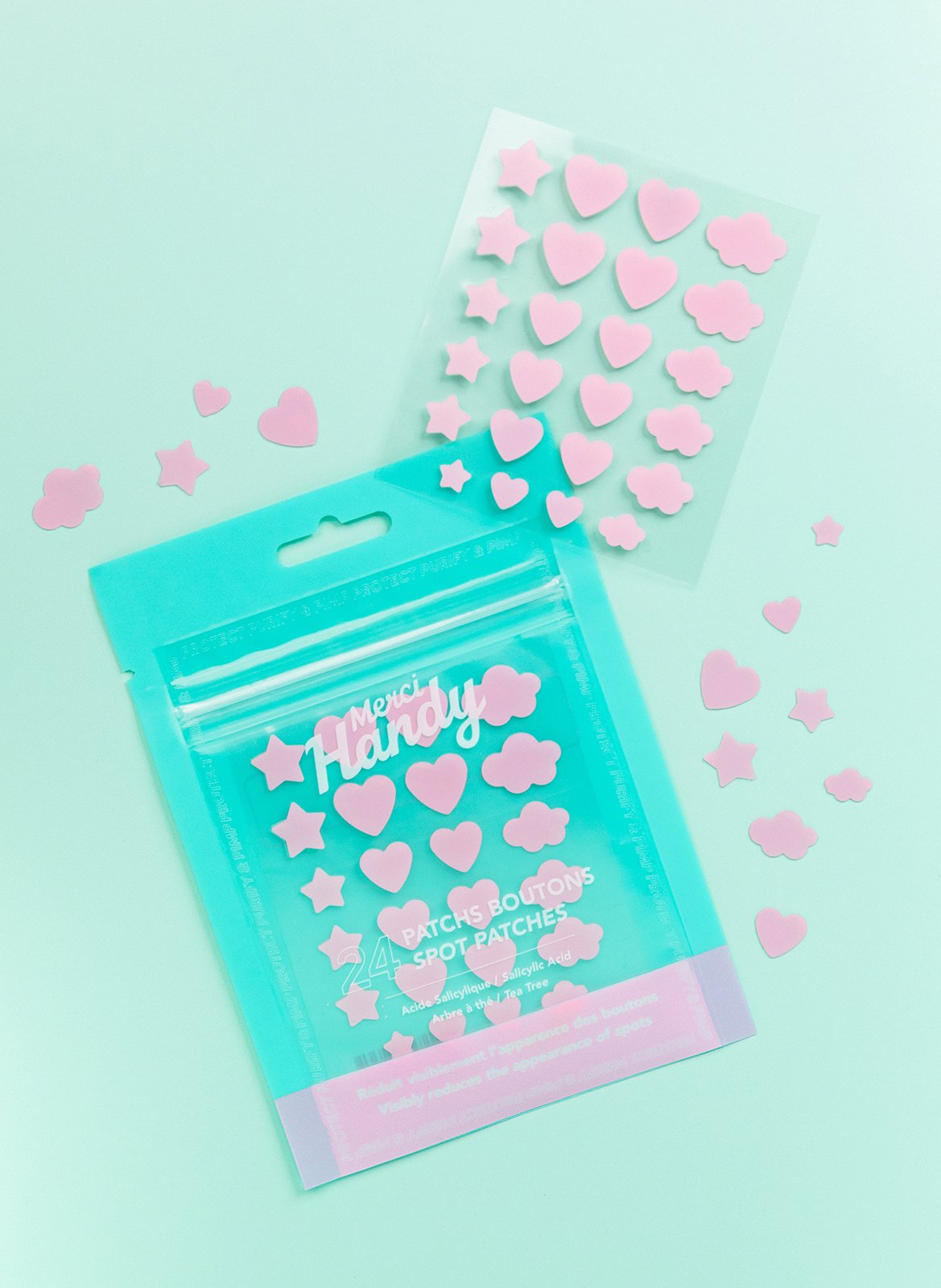 Patchs boutons MERCI HANDY No color