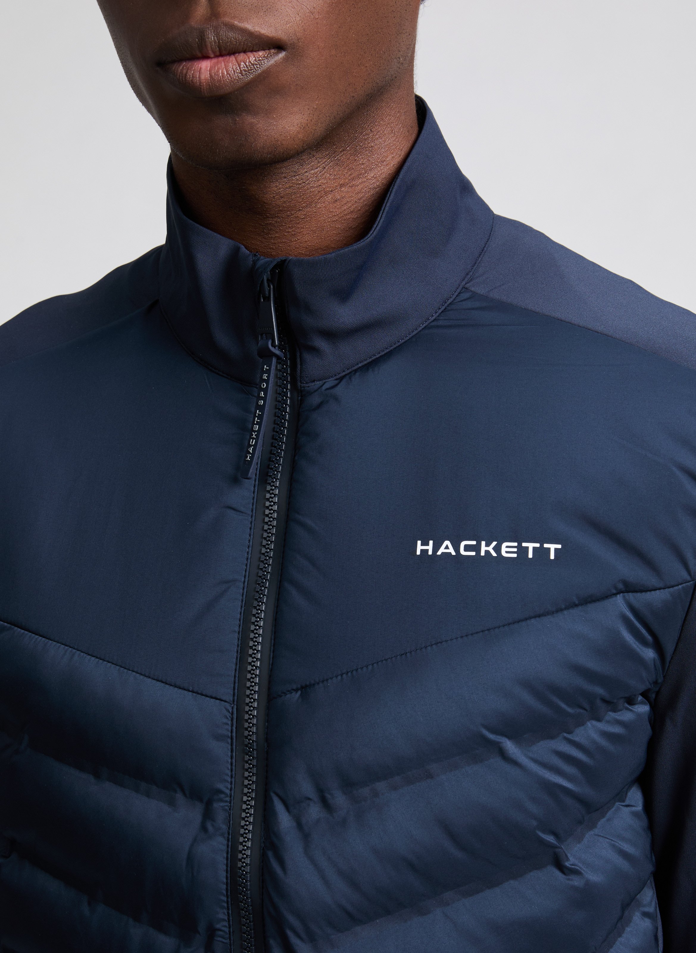 Sweat droit matelassé  HACKETT Bleu