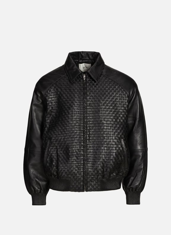 Lambskin leather jacket Black by ARTE ANTWERP ARTE ANTWERP Lambskin leather jacket Black