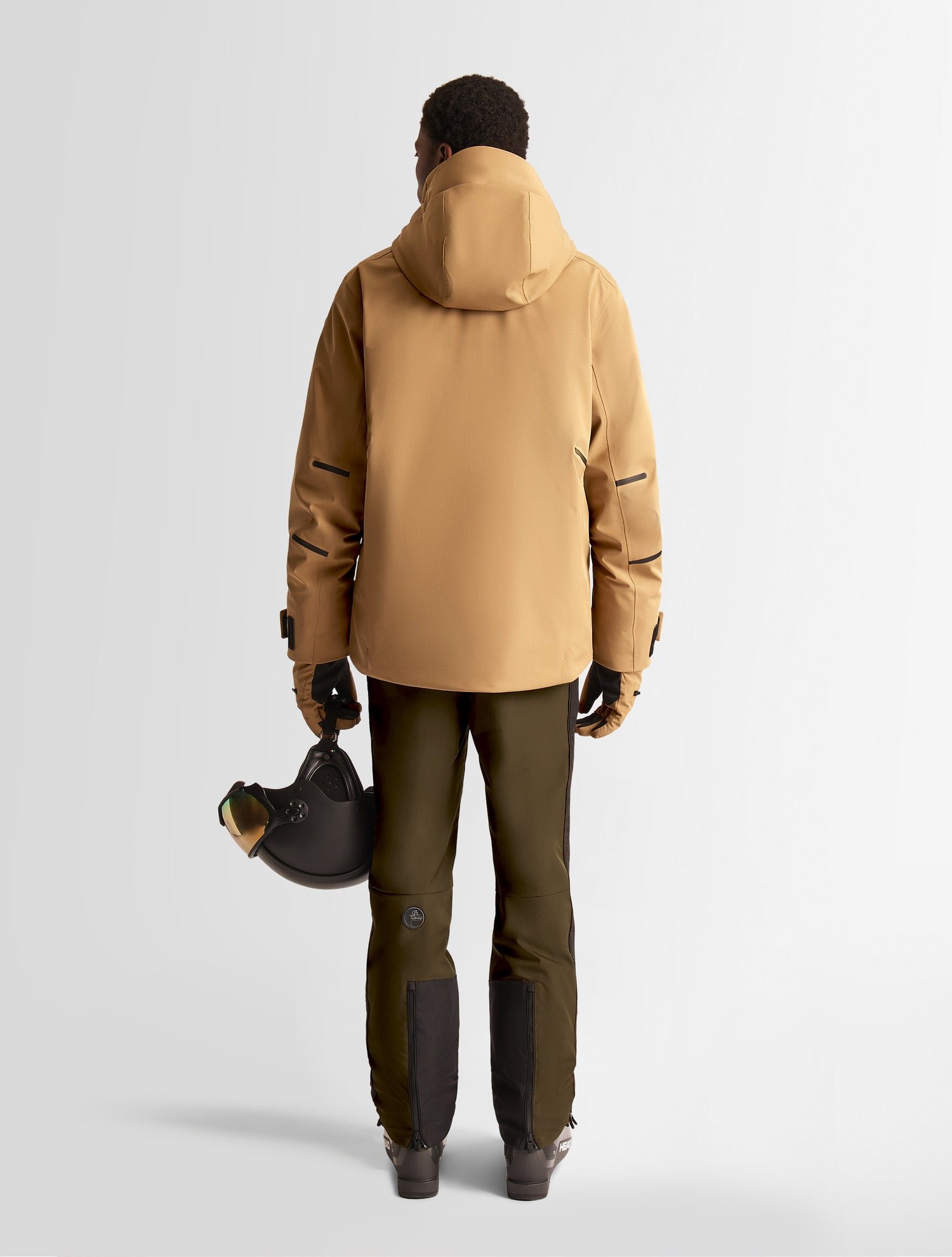 Veste de ski john col capuche coupe regular FUSALP Beige