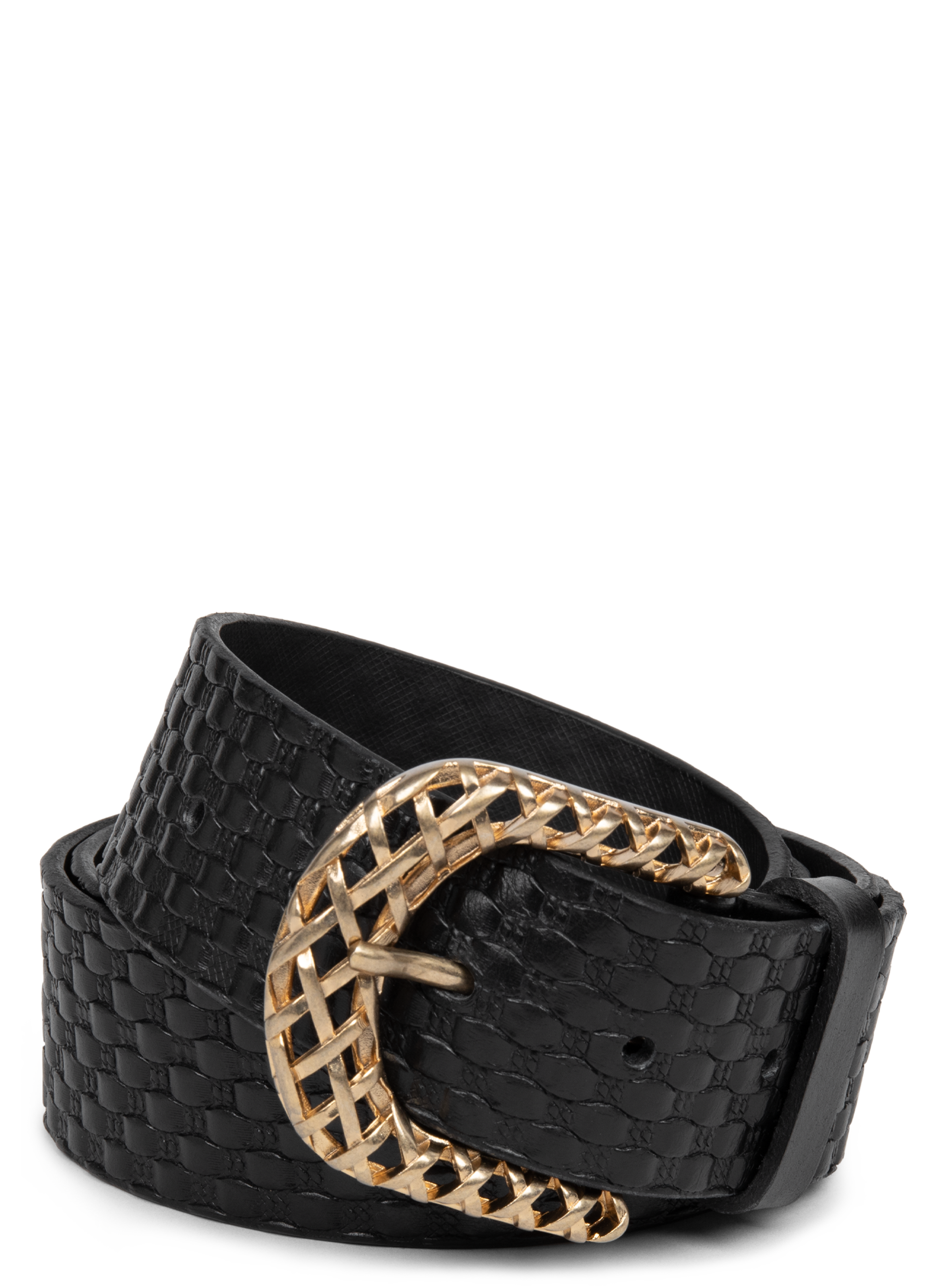 Ceinture - ceinture cuir végétal LANCASTER Noir