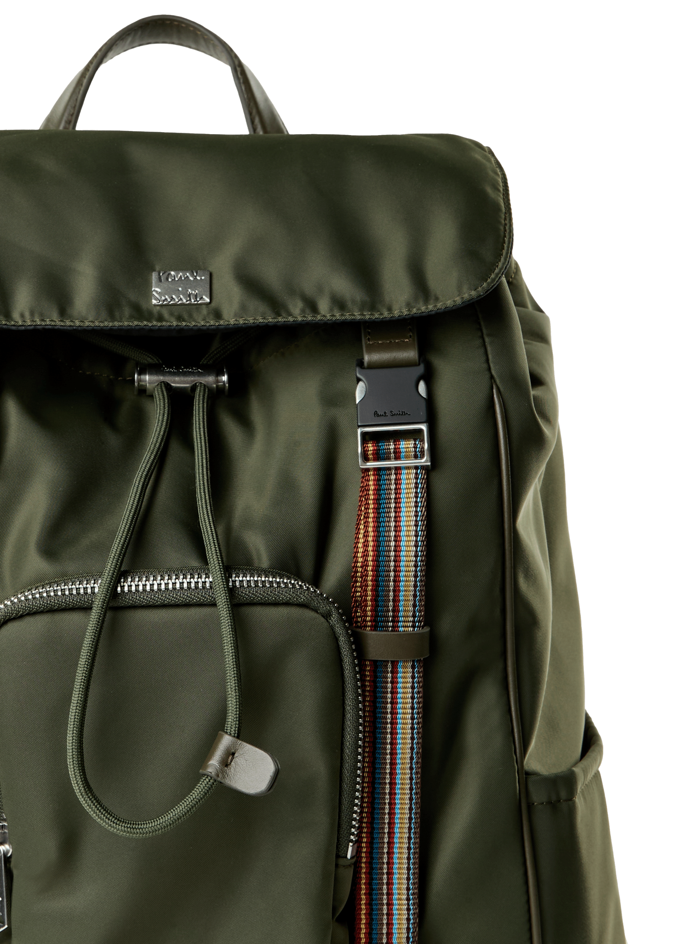 Sac à dos en nylon PAUL SMITH Kaki