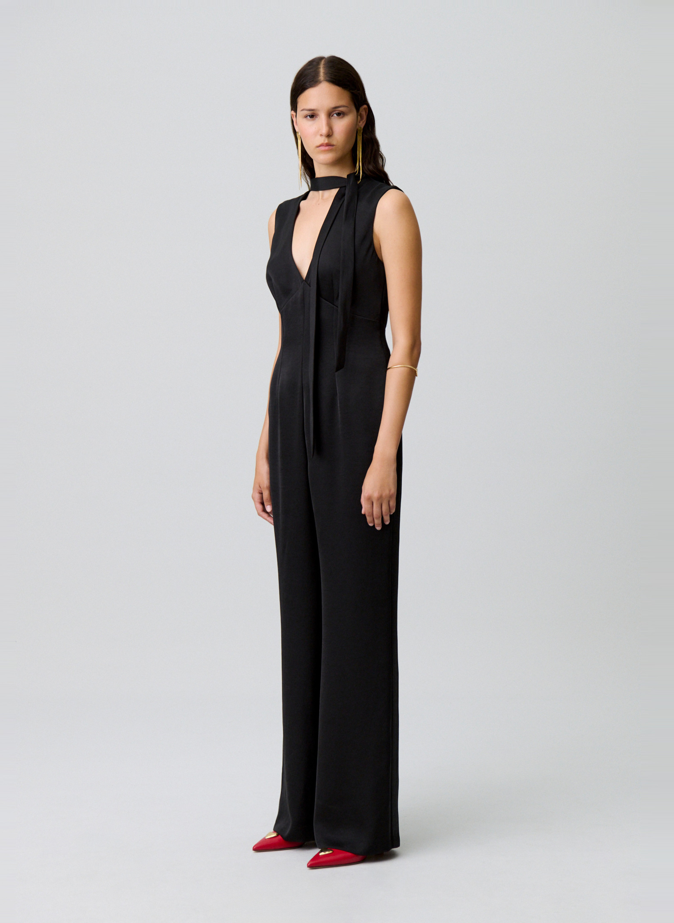 Combinaison col v jade CLAUDIE PIERLOT Noir