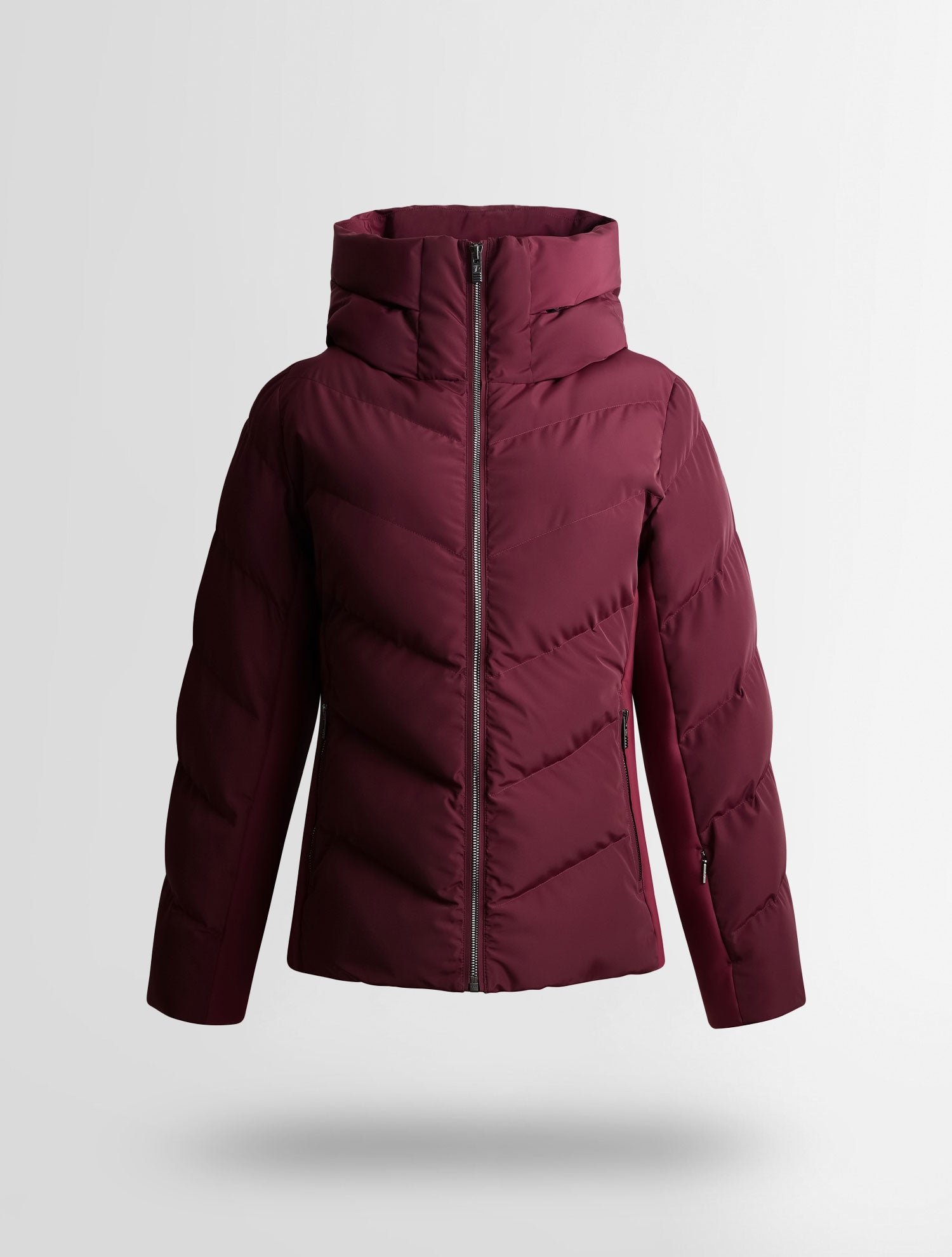 Veste de ski delphine col montant coupe ajustée FUSALP Rouge