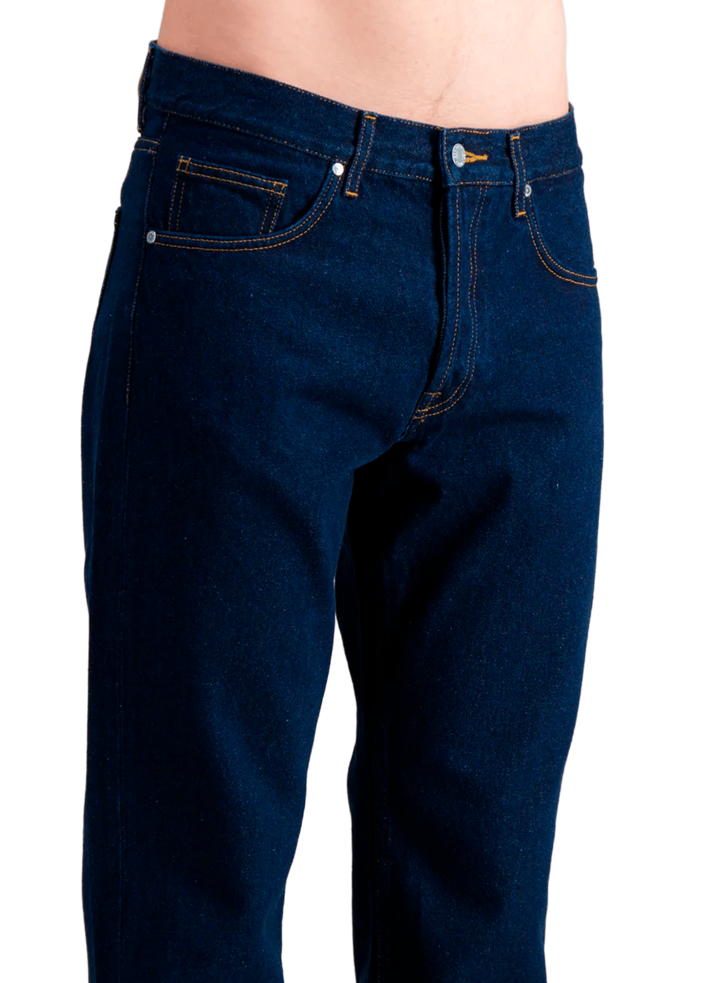 Jean droit en coton ATELIERS DE NIMES Bleu