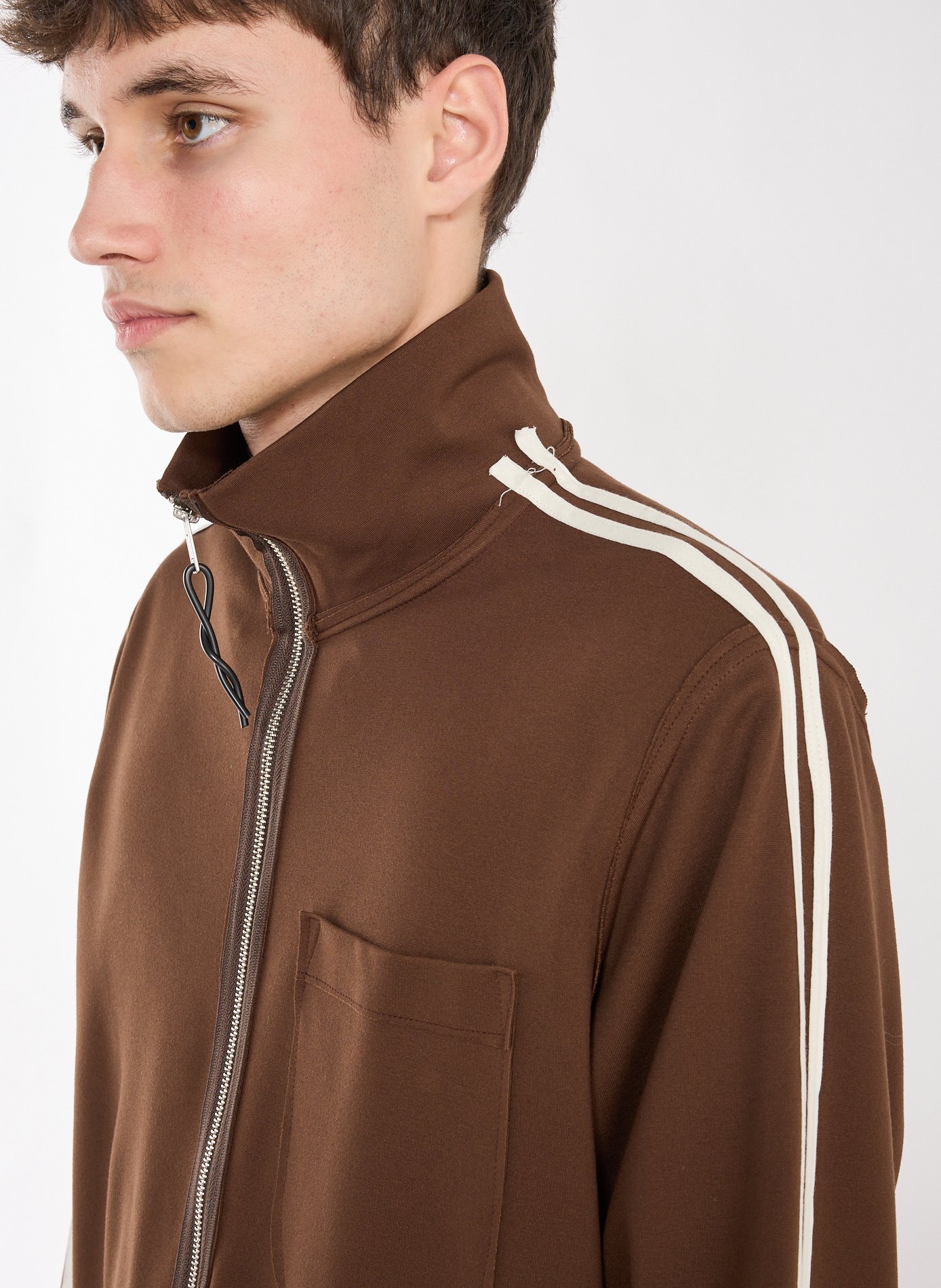 High-neck safety jacket CAMIEL FORTGENS Brown