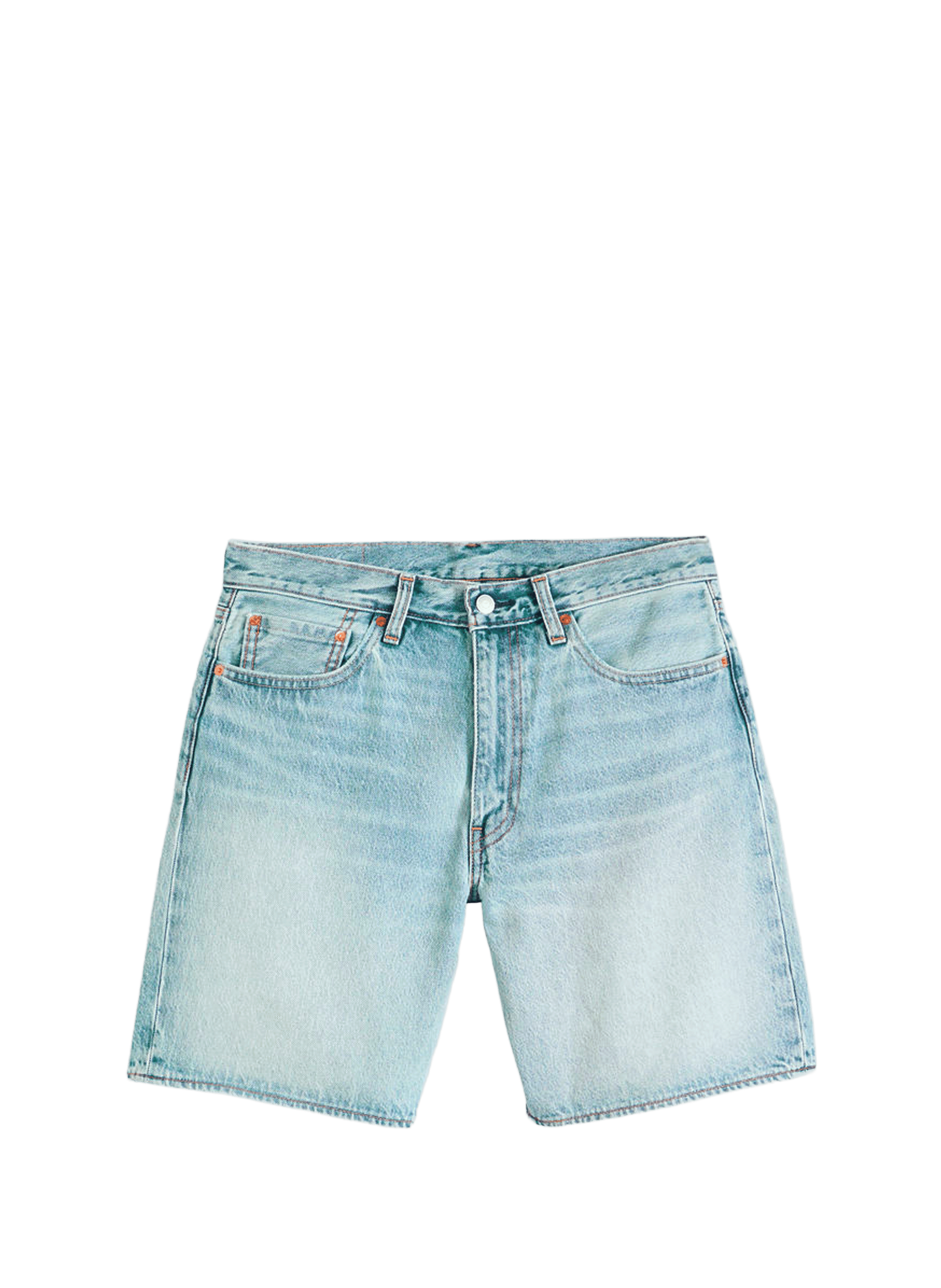 Bermuda délavé en coton mélangé LEVI'S Bleu