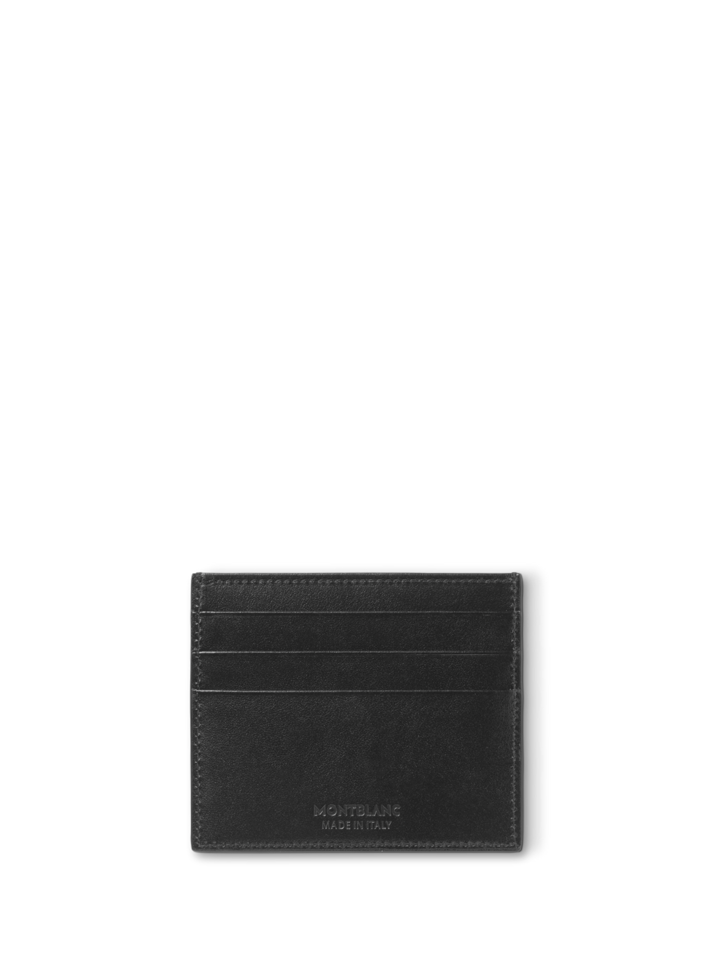 Compact leather card holder MONTBLANC Black
