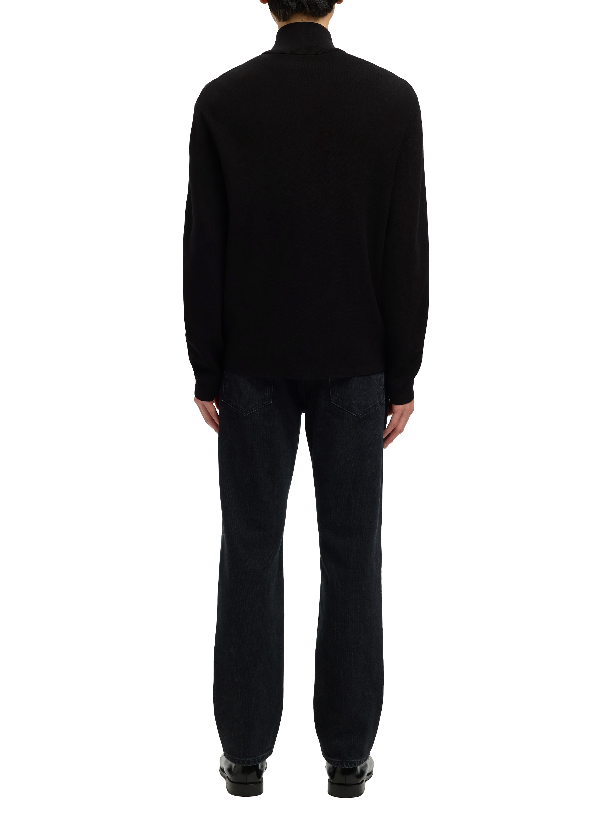 Zip-up cardigan SELECTED Black