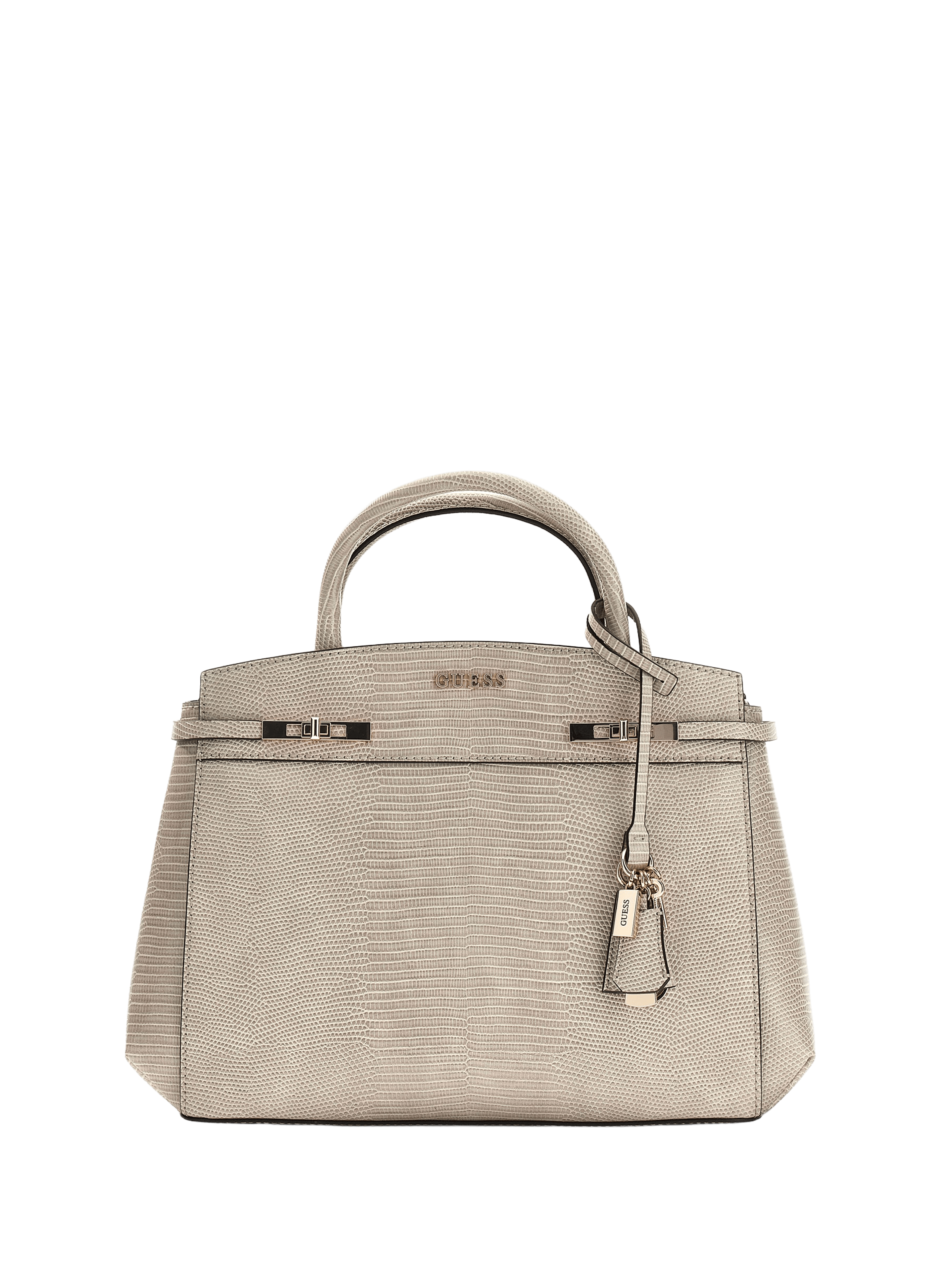 Sac à main grainé Melinda GUESS Beige