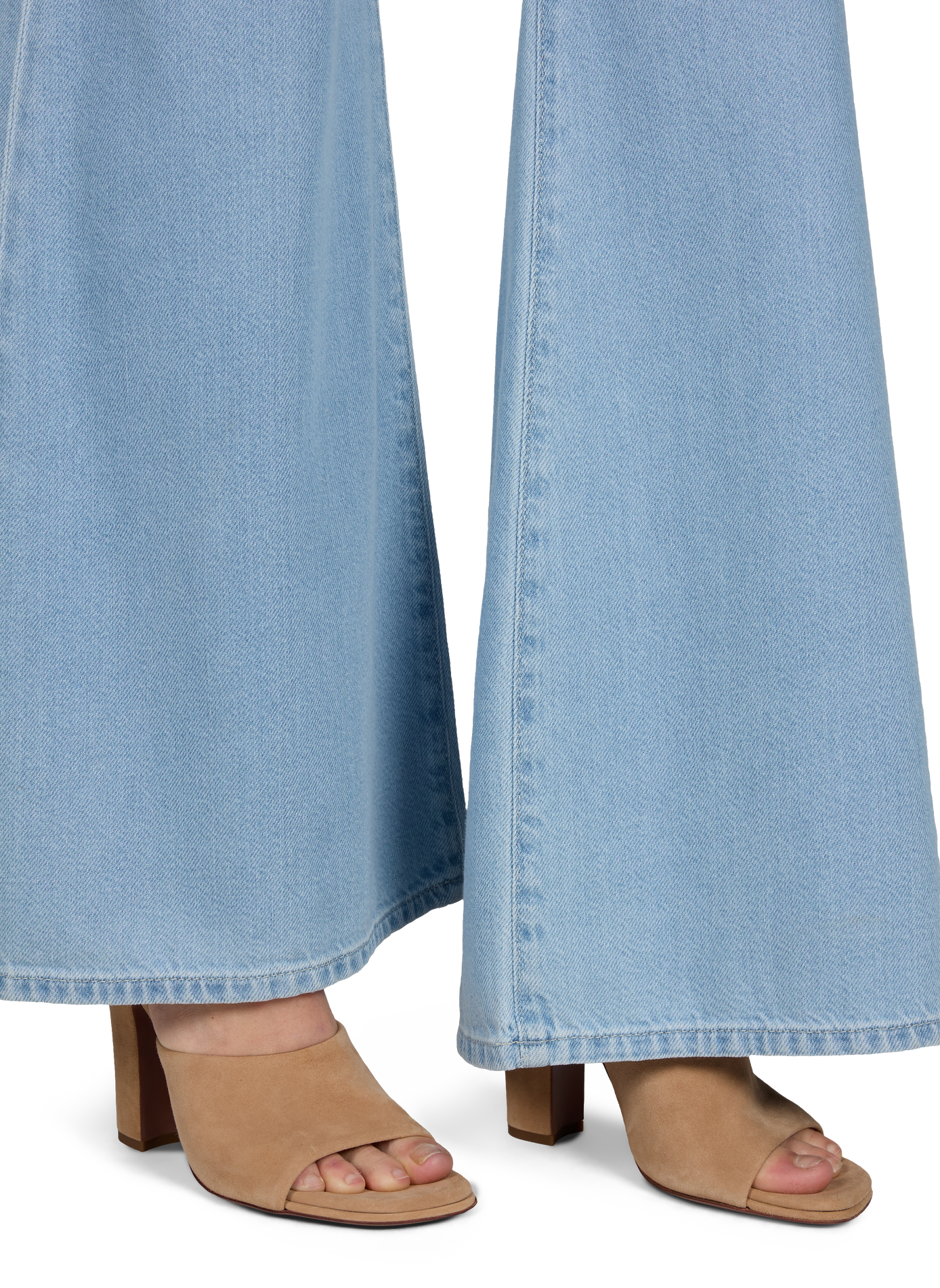 Mules Ava en cuir suédé PARIS TEXAS Beige