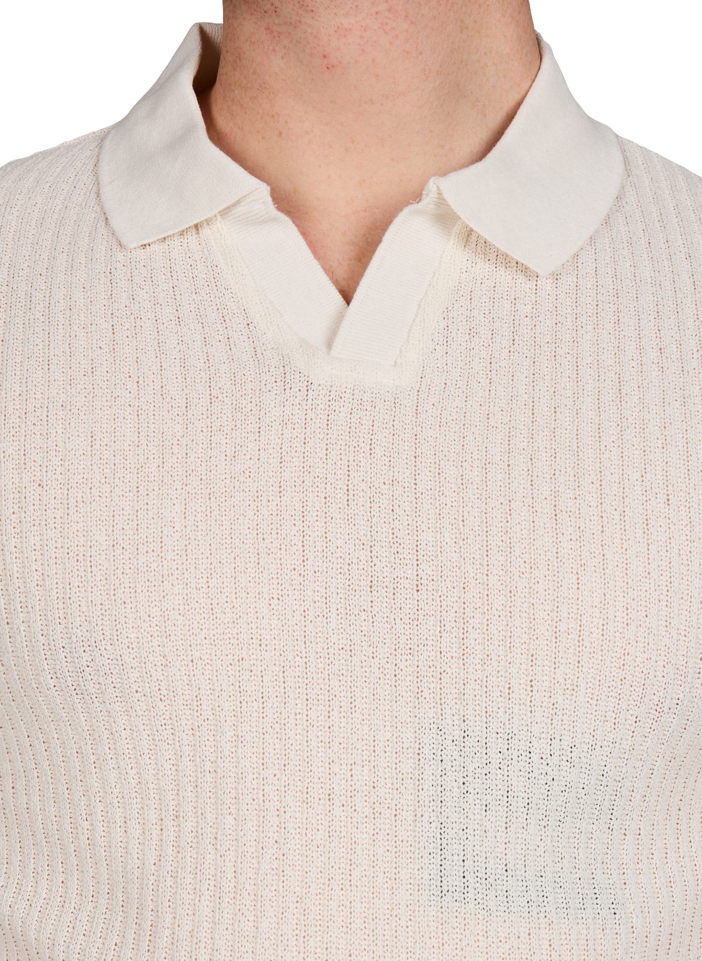 Polo manches courtes en coton AU PRINTEMPS PARIS Beige