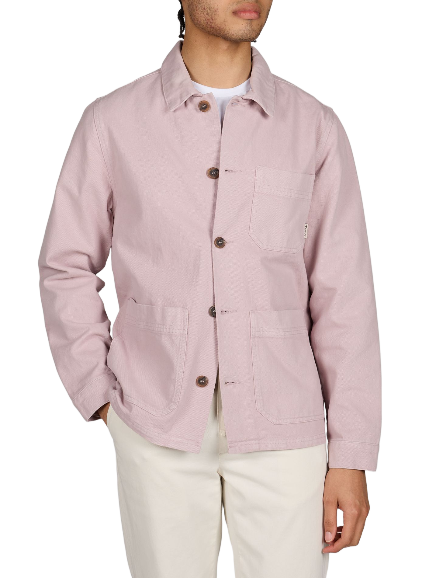 Giacca dritta con bottoni uniti FAGUO Viola