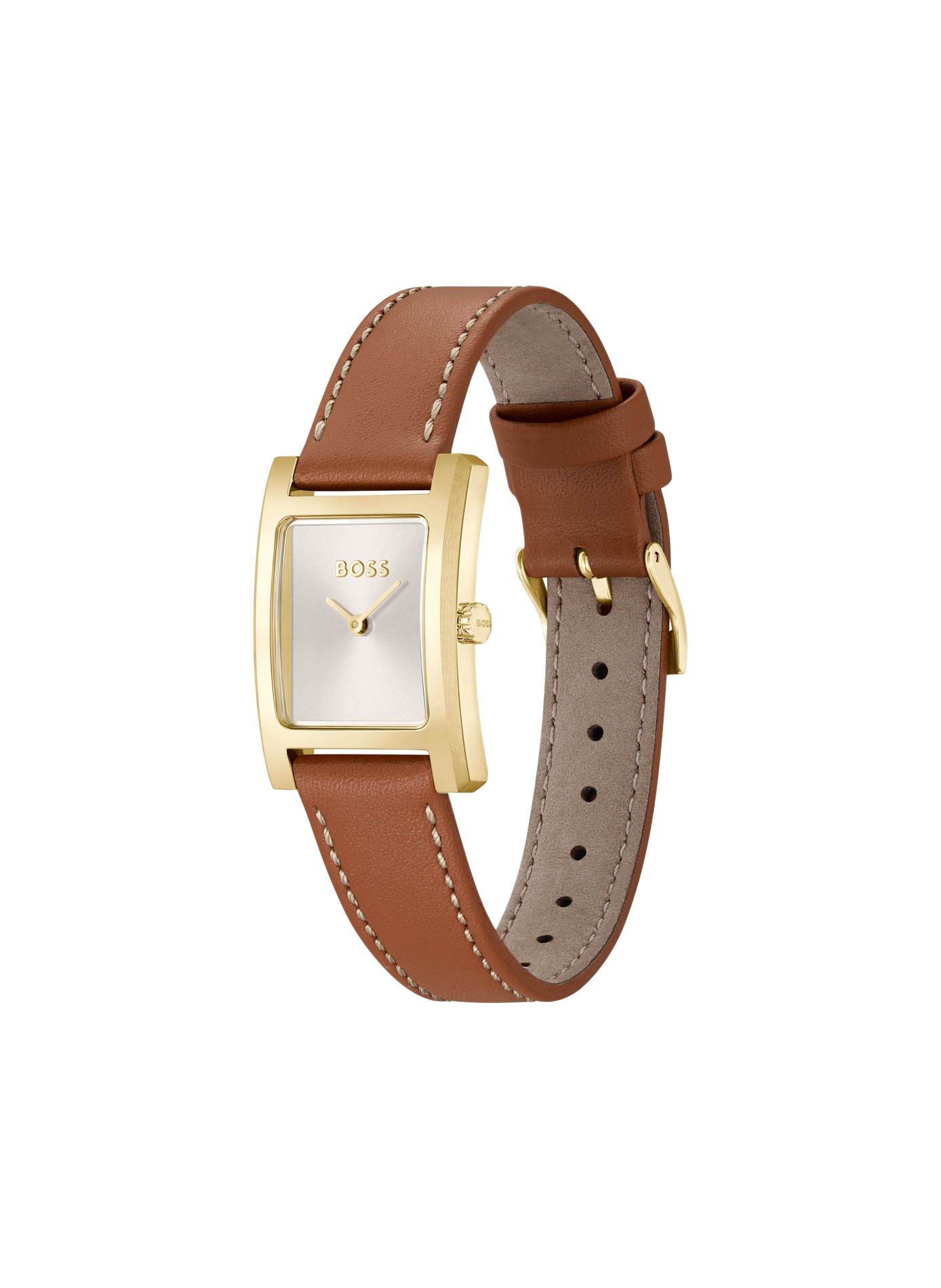 Montre quartz Lucy en cuir BOSS MONTRES Blanc