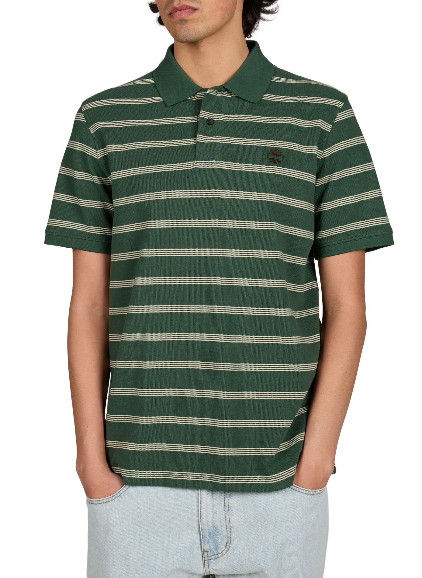 Polo à rayures TIMBERLAND Vert