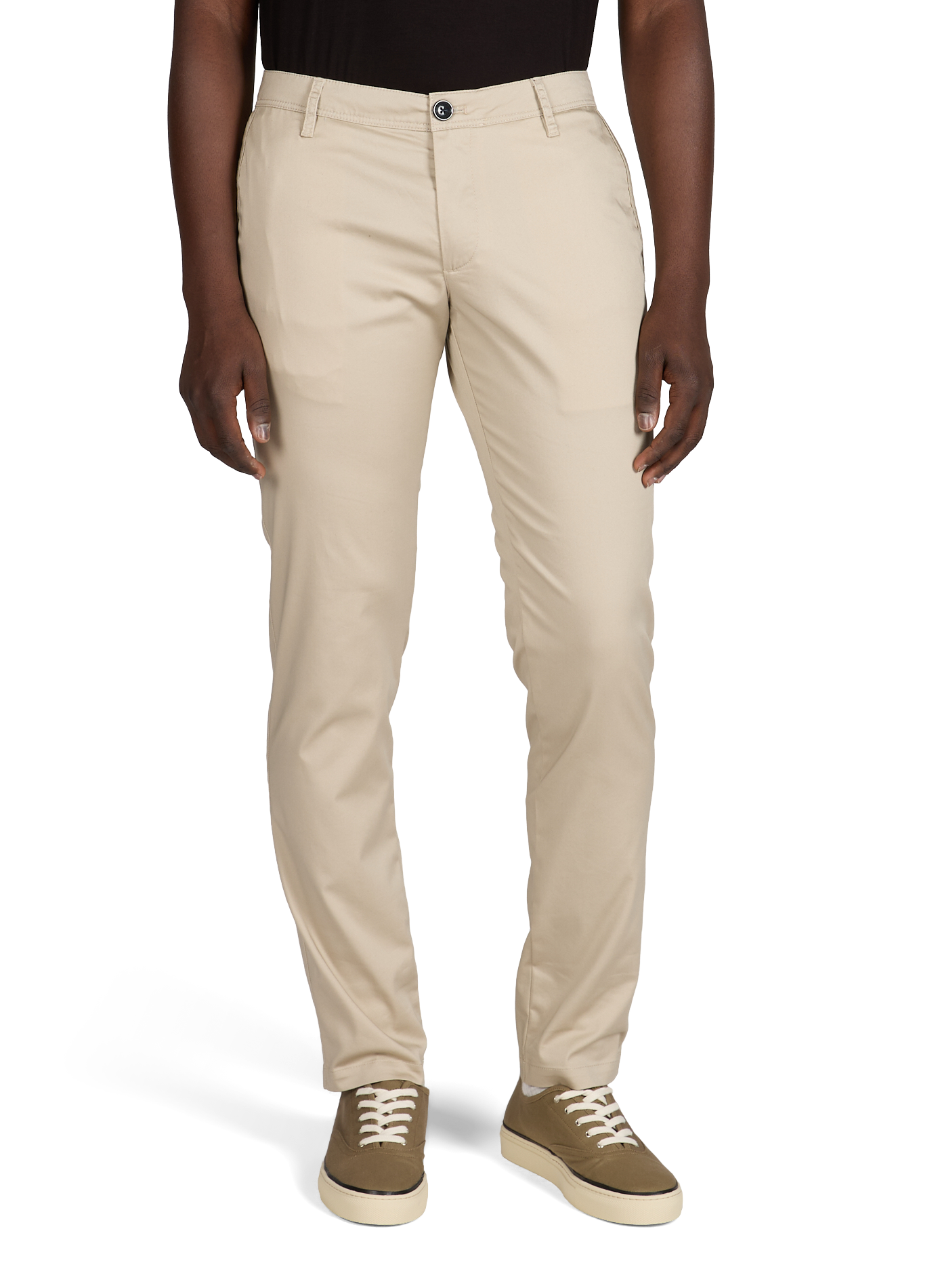 Cotton chino trousers ARMANI EXCHANGE Beige