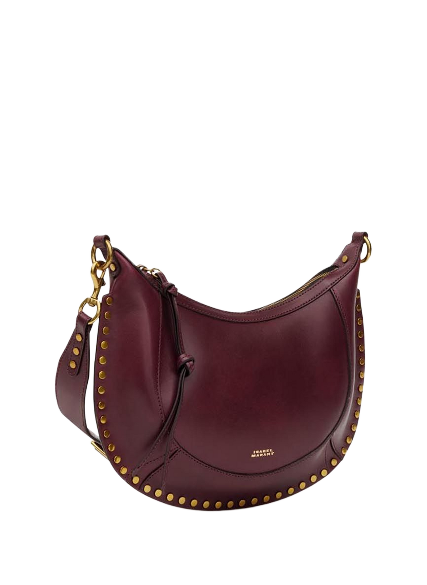 Naoko studded smooth leather handbag ISABEL MARANT Red