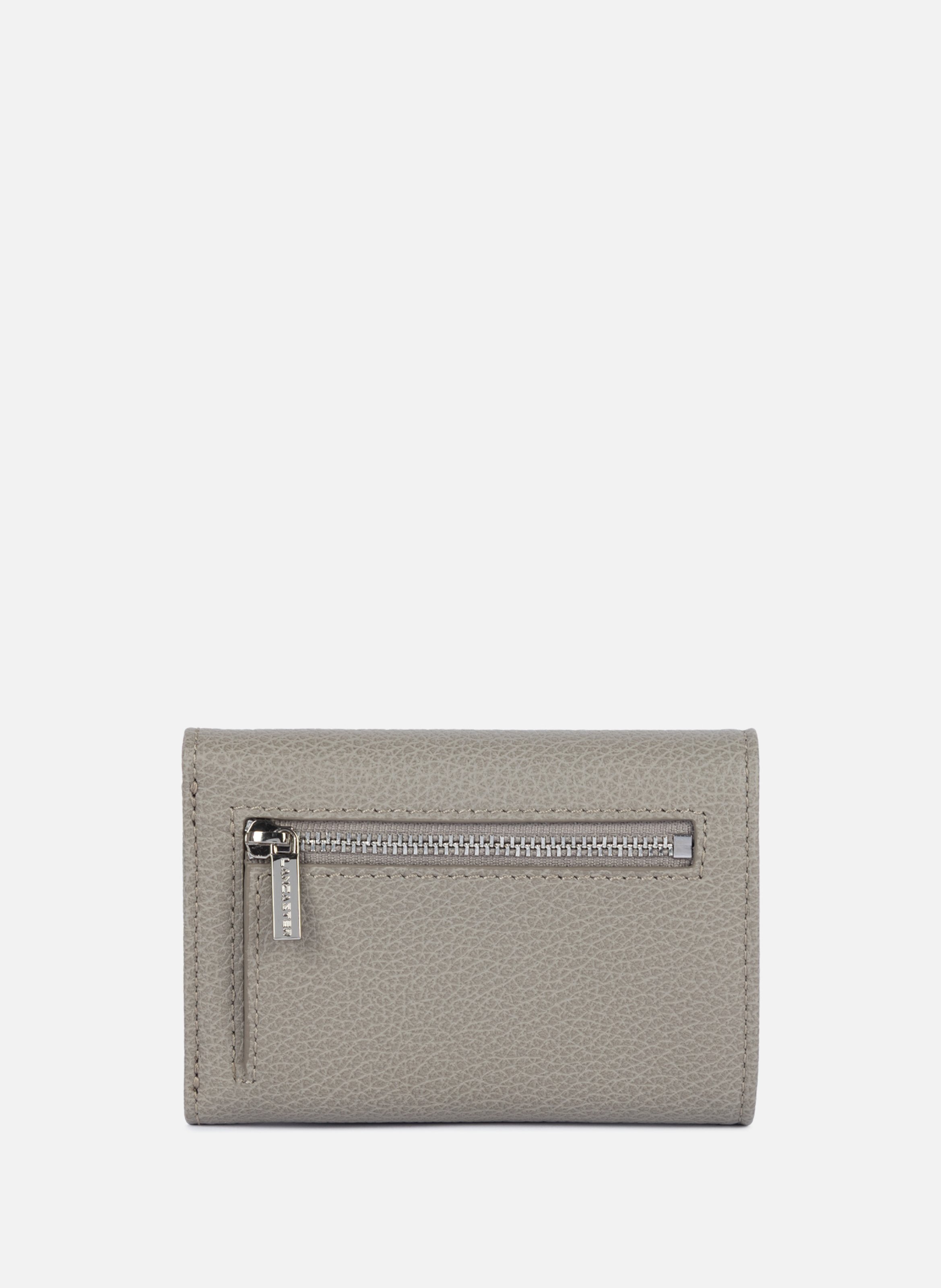 Porte-cartes - foulonné pm LANCASTER Gris