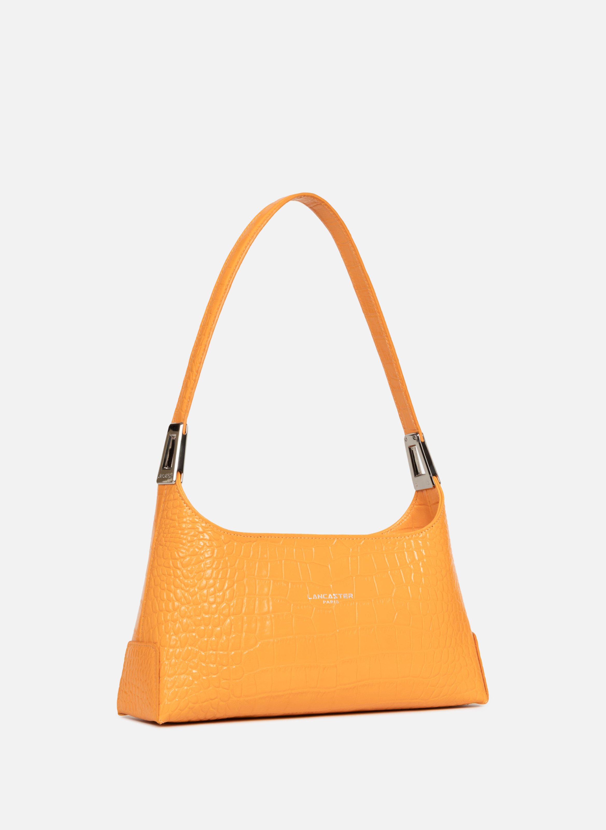 Handbag - exotic lézard & croco fr LANCASTER Yellow