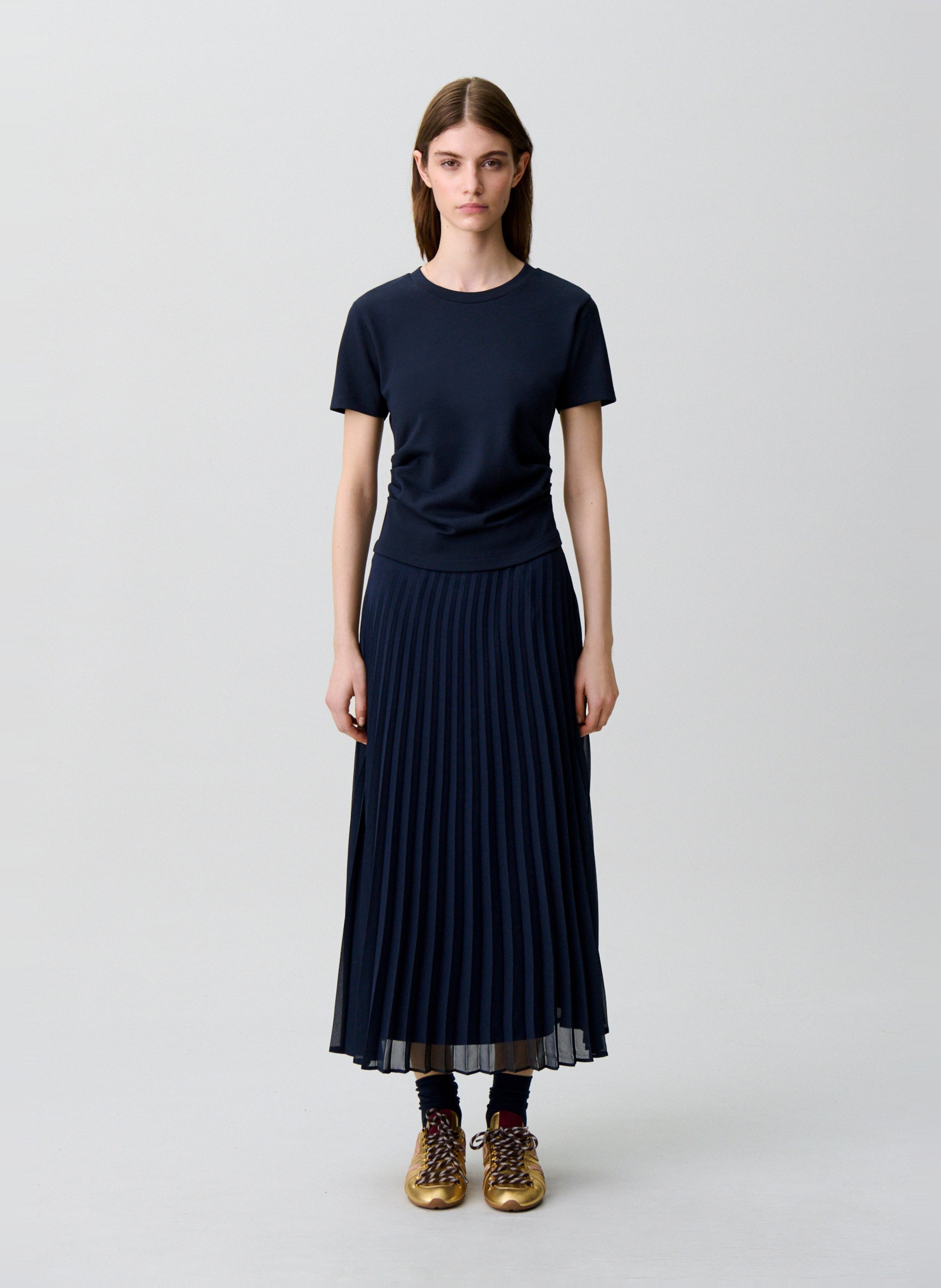 Robe longue évasée CLAUDIE PIERLOT Bleu