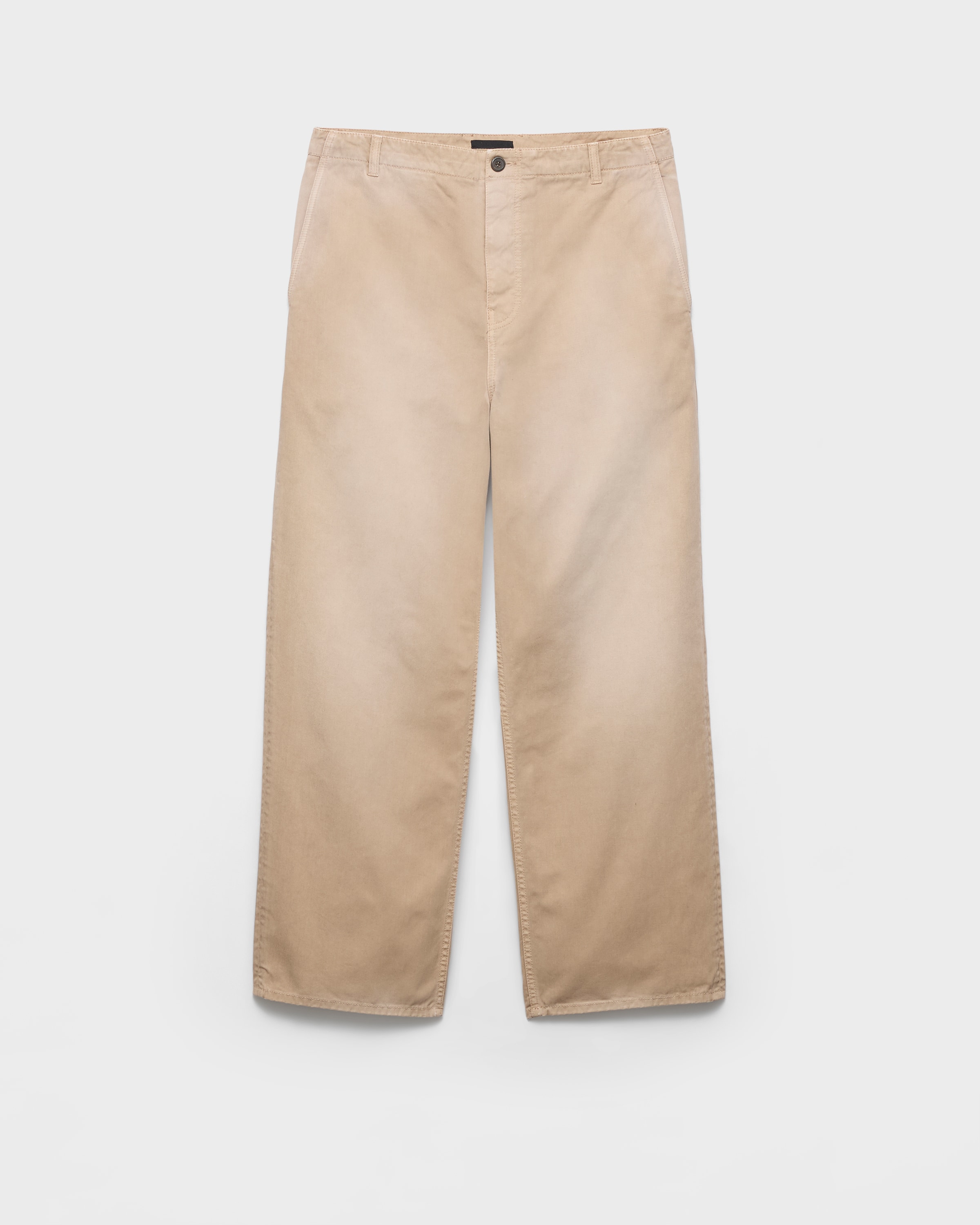 Pantalon en gabardine PRADA Beige